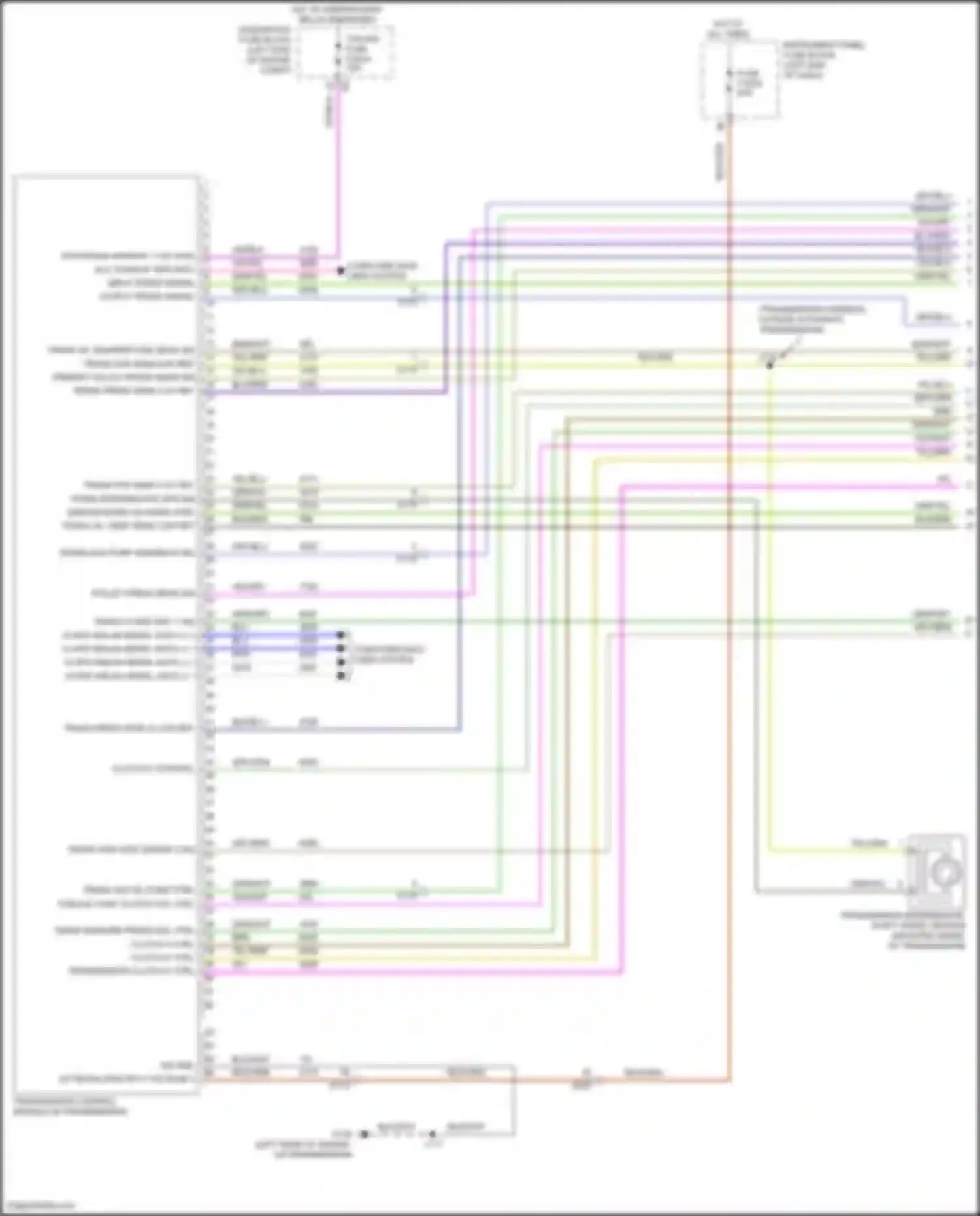 Wiring diagram underhood fuse block for Chevrolet Malibu IX facelift (2018-2024) (61 of 67)