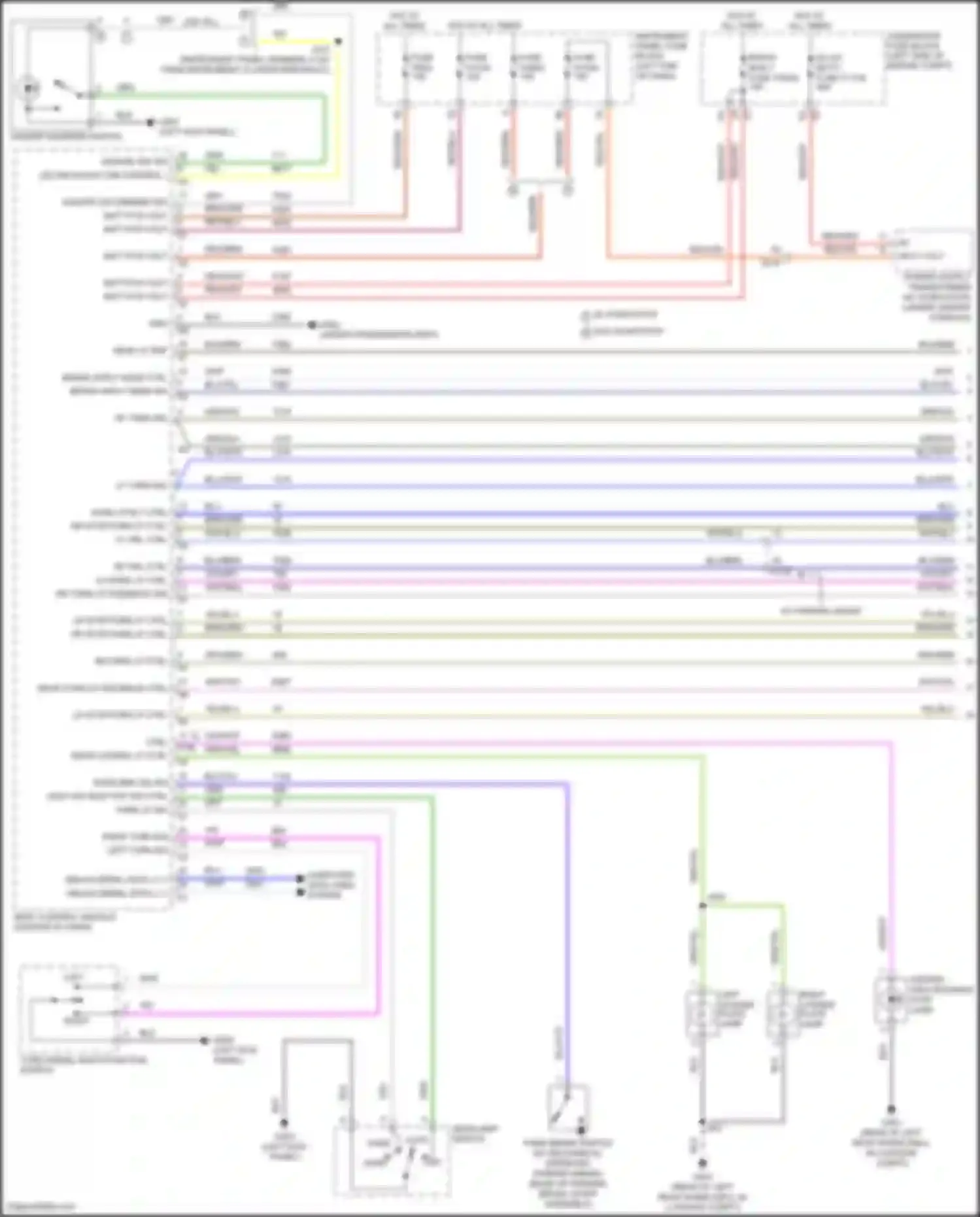 Wiring diagram w/ start/stop for Chevrolet Malibu IX facelift (2018-2024) (1 of 2)
