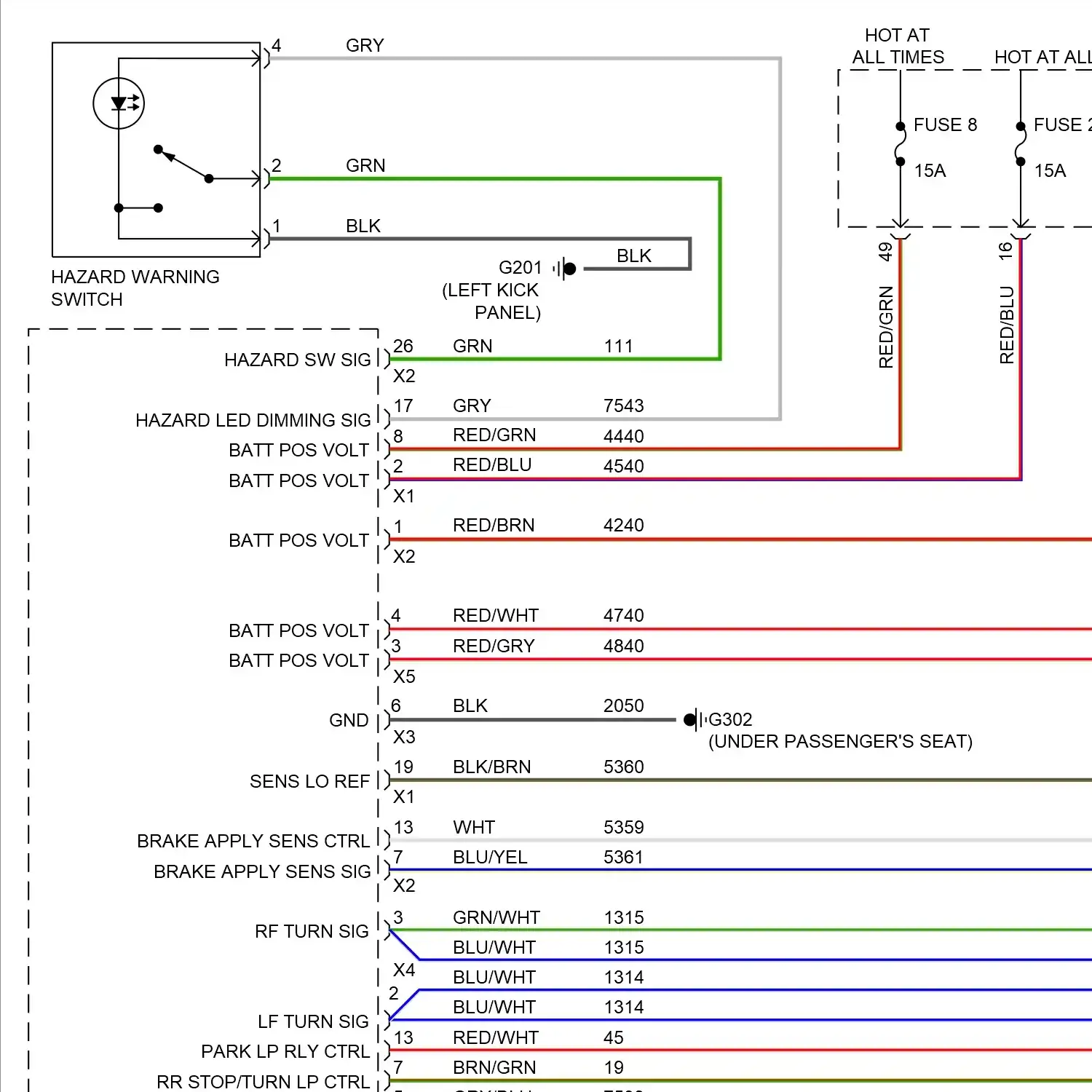 demo - Exterior lamps circuit (1 of 4) Exterior lamps circuit (1 of 4)