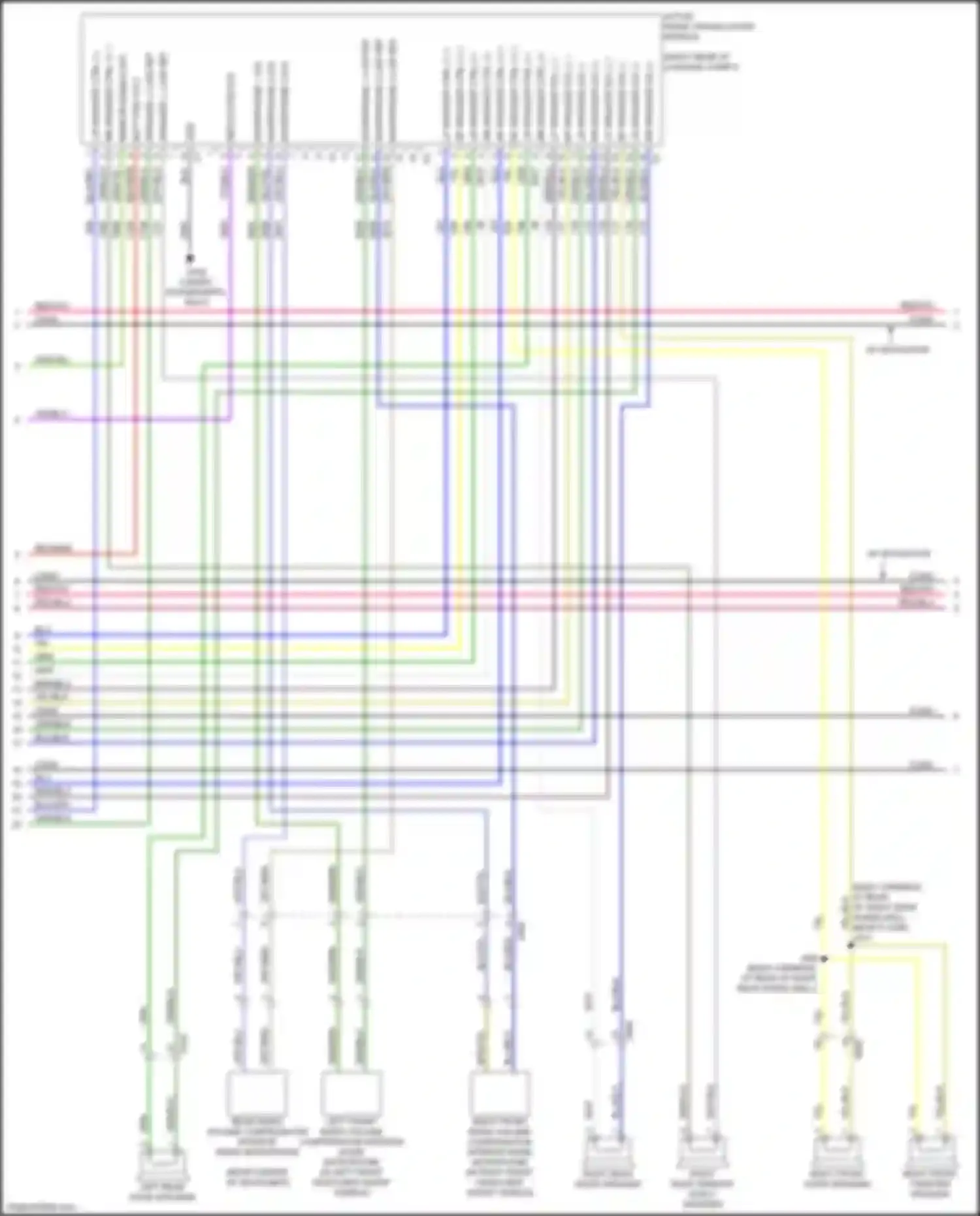 Malibu Chevrolet IX (2015-2018): Navigation circuit, w/o amplifier w/ active noise (3 of 4)