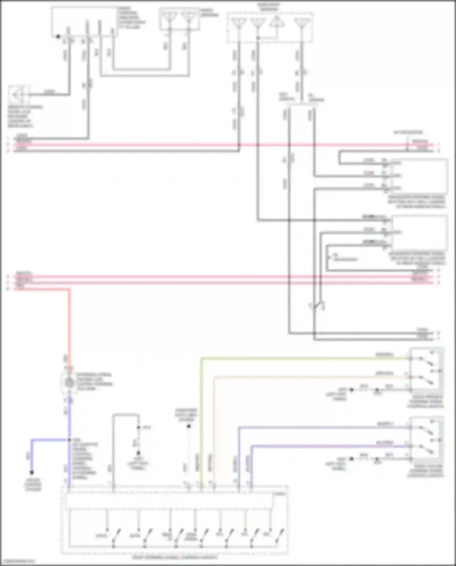 Malibu Chevrolet IX (2015-2018): Radio circuit, up level w/o amplifier & active noise (2 of 3)