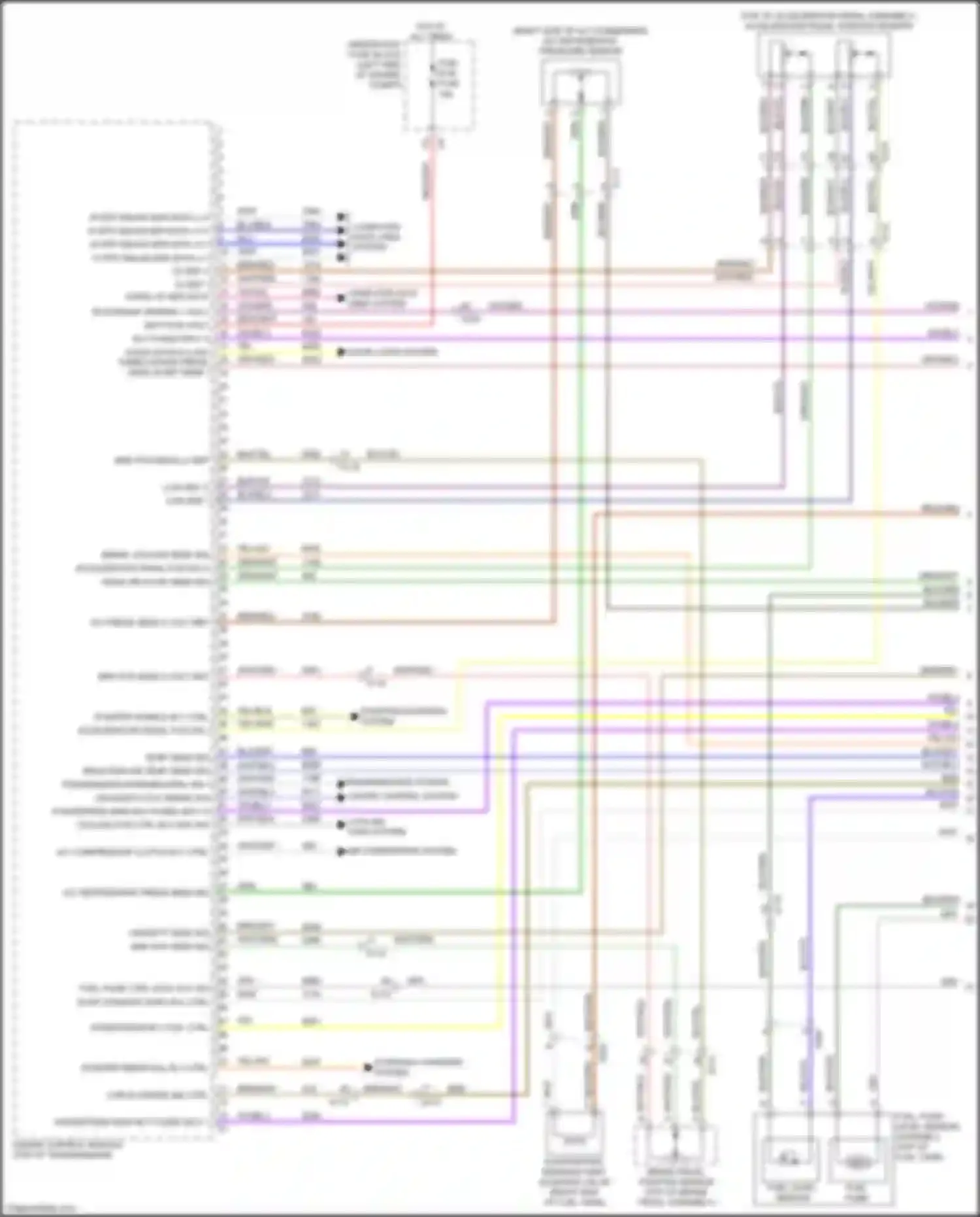 Wiring diagram accelerator pedal pos sig 2 for Chevrolet Malibu IX (2015-2018) (1 of 3)