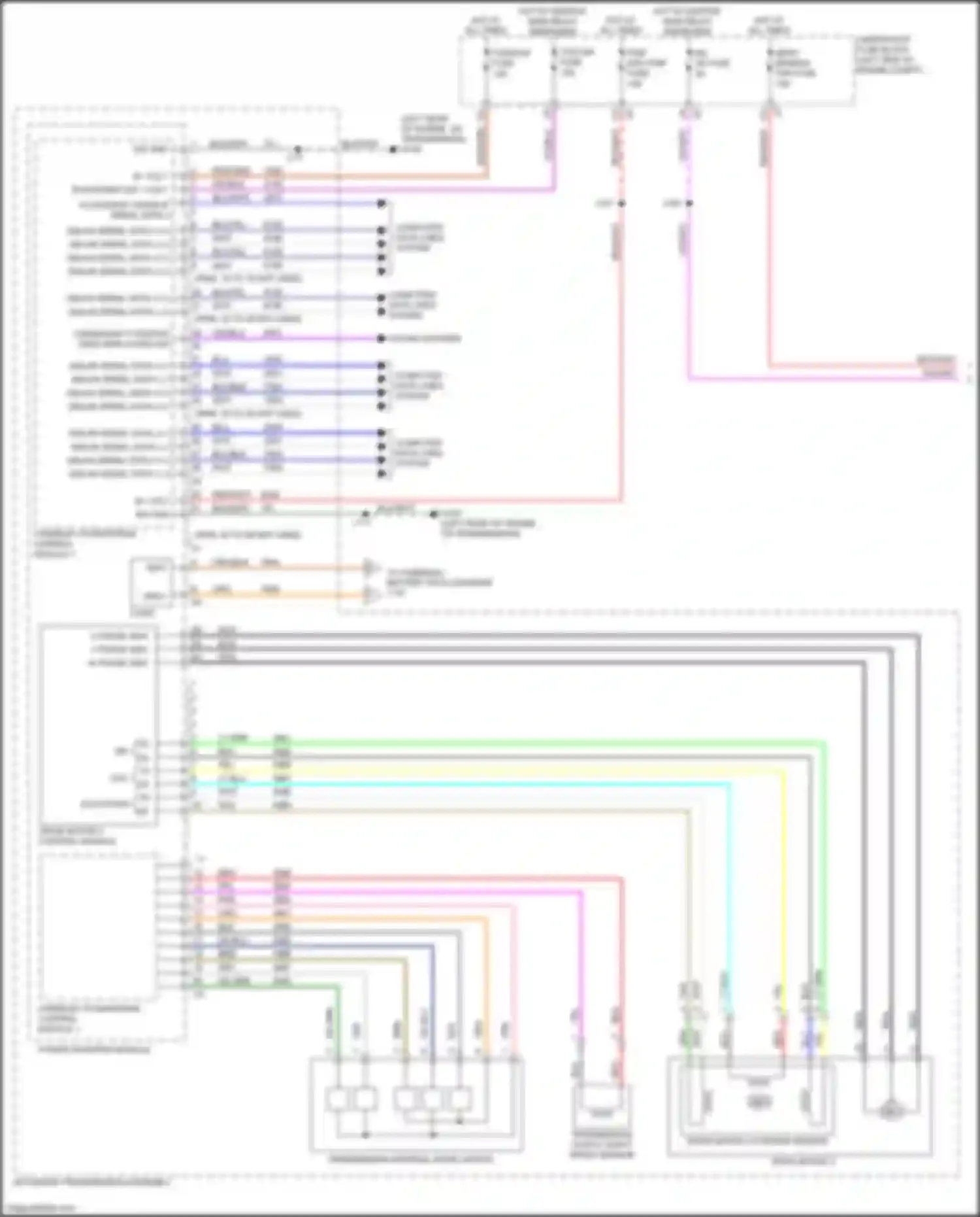 Wiring diagram accessory wakeup serial data 2 for Chevrolet Malibu IX (2015-2018) (3 of 3)