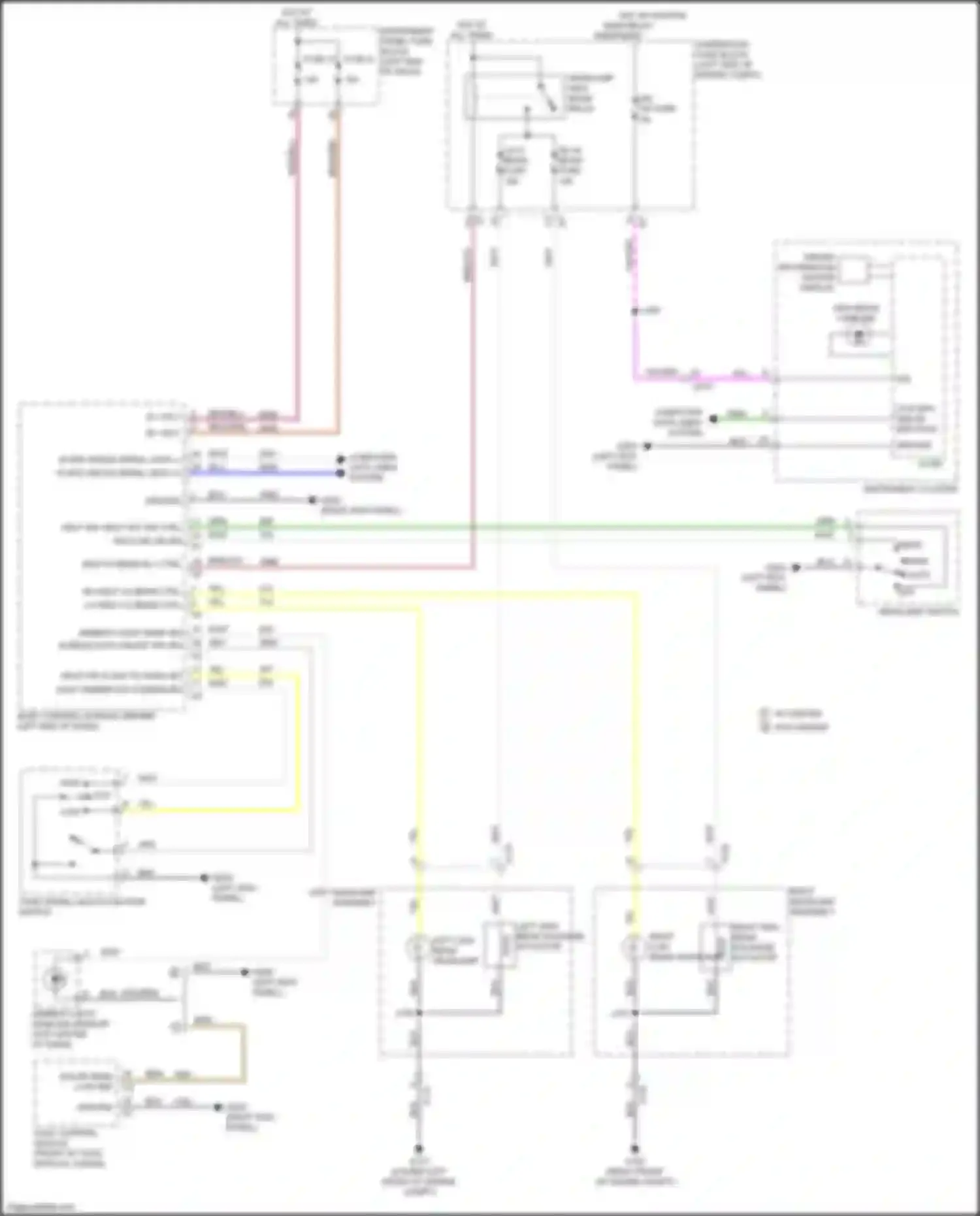 Wiring diagram ambient light/ sunload sensor for Chevrolet Malibu IX (2015-2018) (3 of 4)