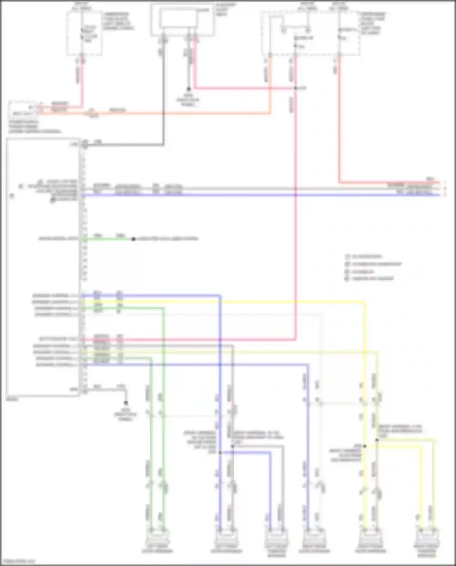 Wiring diagram auxiliary audio input for Chevrolet Malibu IX (2015-2018) (5 of 11)