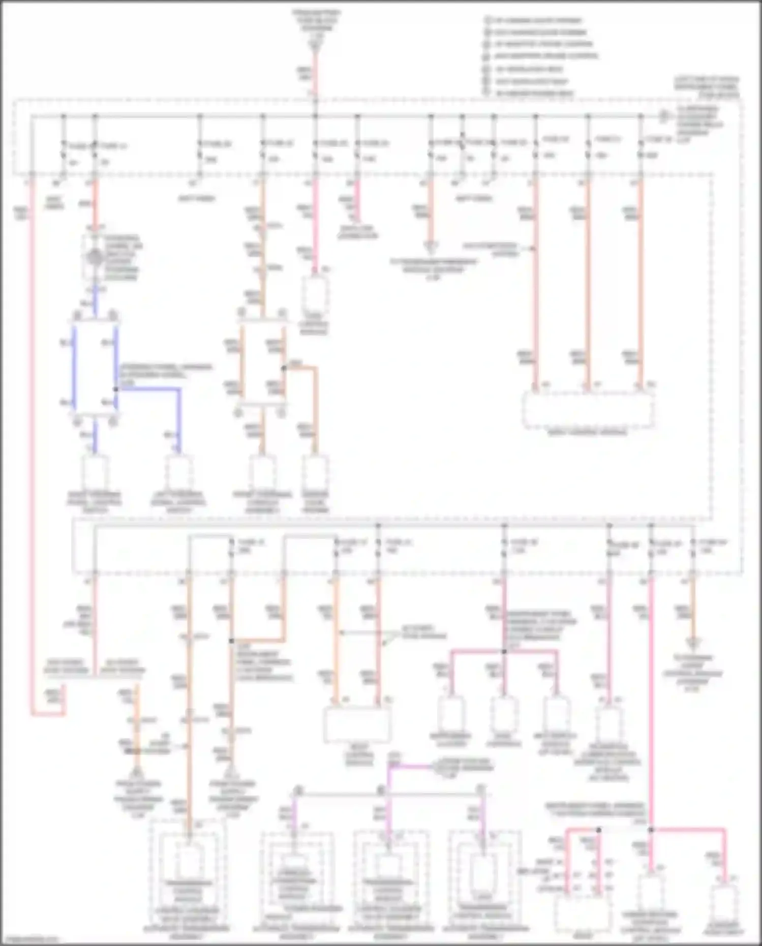 Wiring diagram base mid level up level for Chevrolet Malibu IX (2015-2018) (1 of 1)