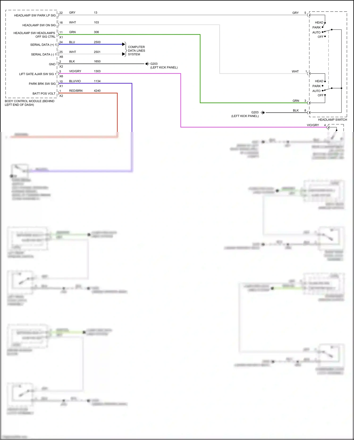 Wiring diagram blk for Chevrolet Malibu IX (2015-2018) (19 of 143)