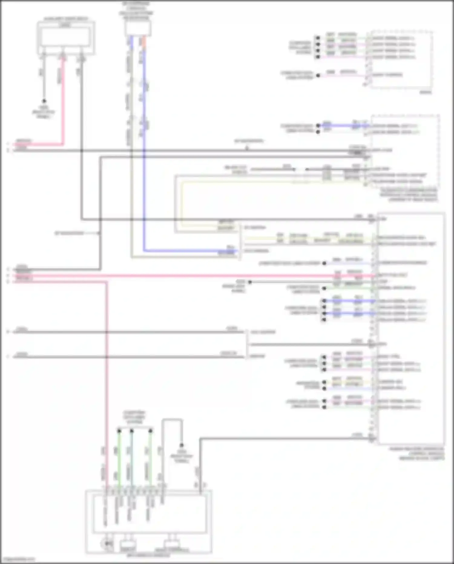 Wiring diagram camera sig 2 for Chevrolet Malibu IX (2015-2018) (4 of 7)
