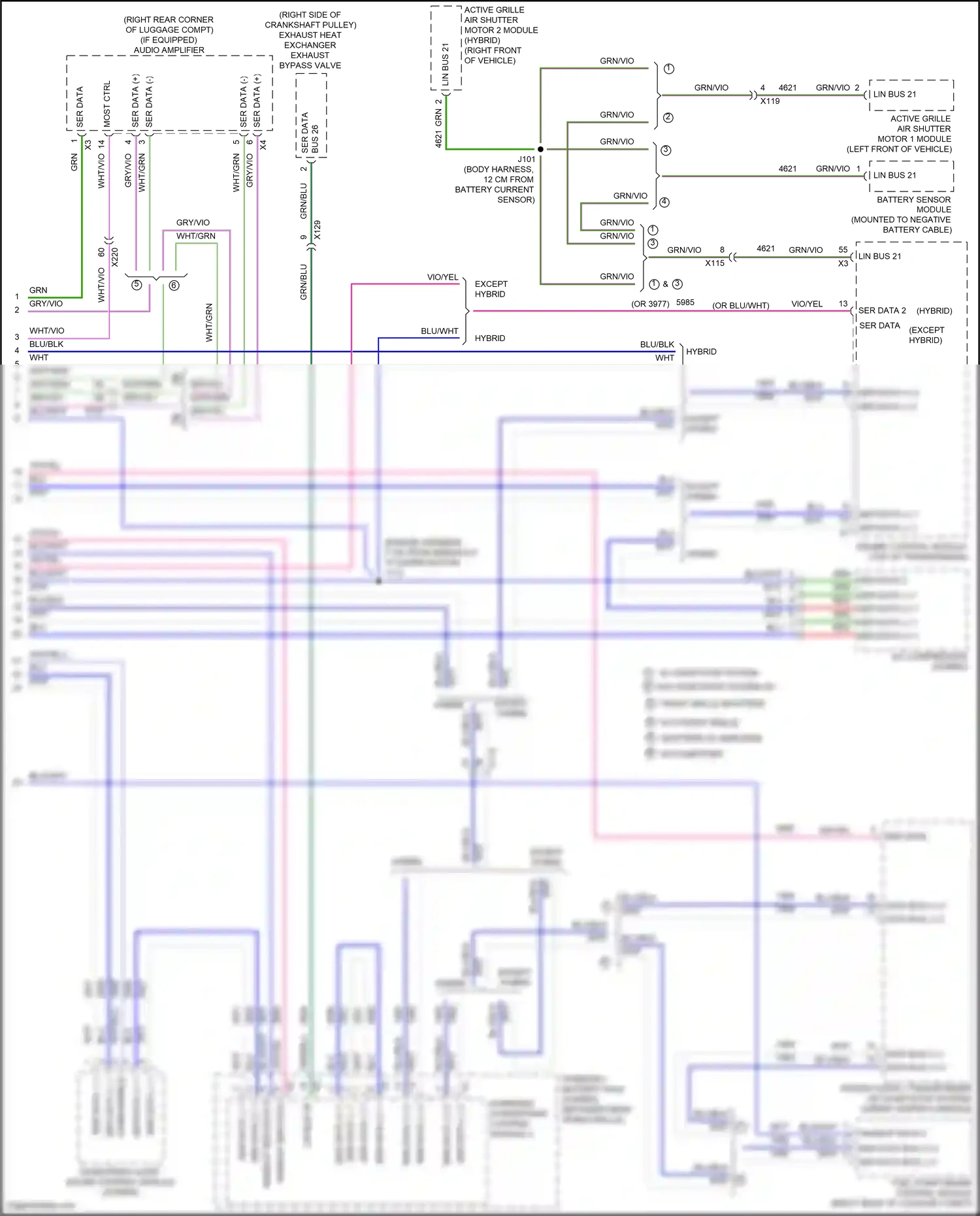 Chevrolet Malibu IX (2015-2018) comm enable wiring diagram  (6 of 9)