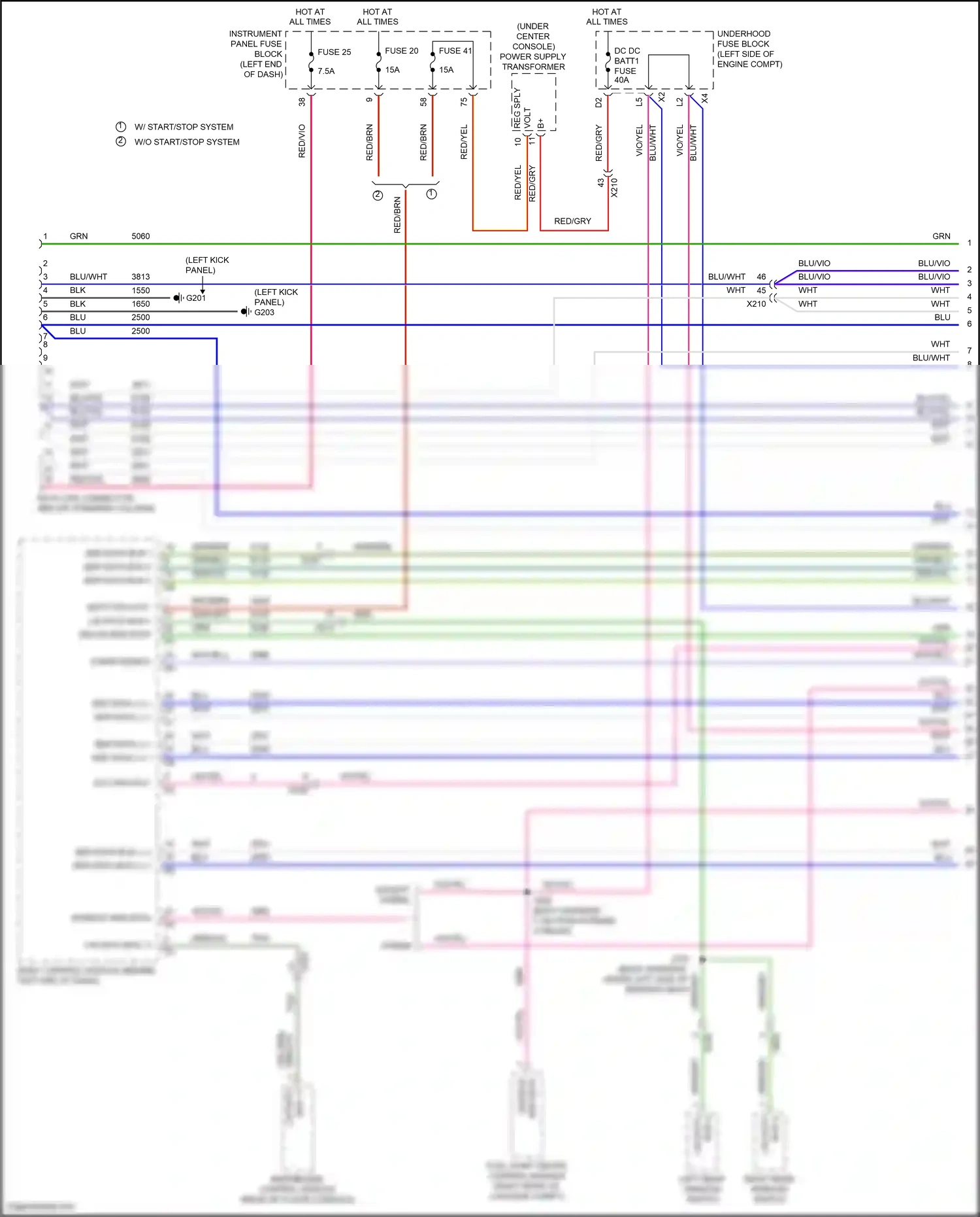 Chevrolet Malibu IX (2015-2018) comm enable wiring diagram  (1 of 9)