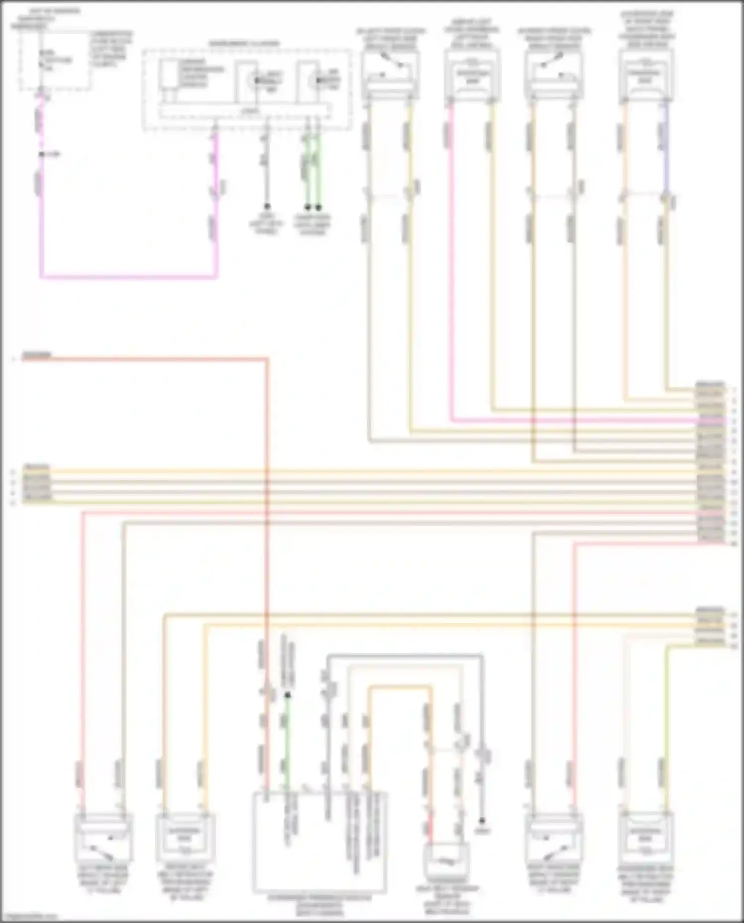 Wiring diagram driver information center display for Chevrolet Malibu IX (2015-2018) (19 of 32)