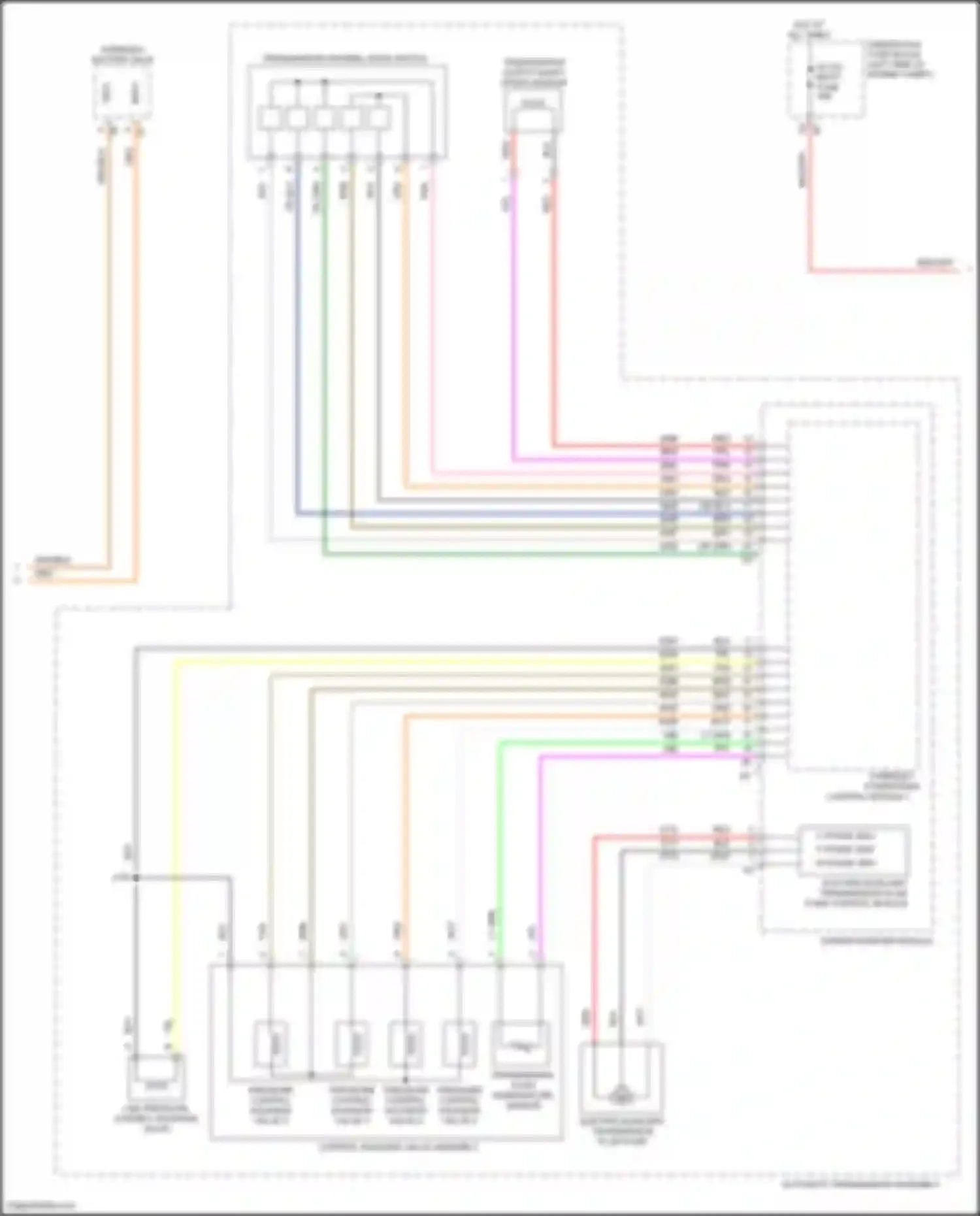 Wiring diagram electric/auxiliary transmission fluid pump control module for Chevrolet Malibu IX (2015-2018) (1 of 2)