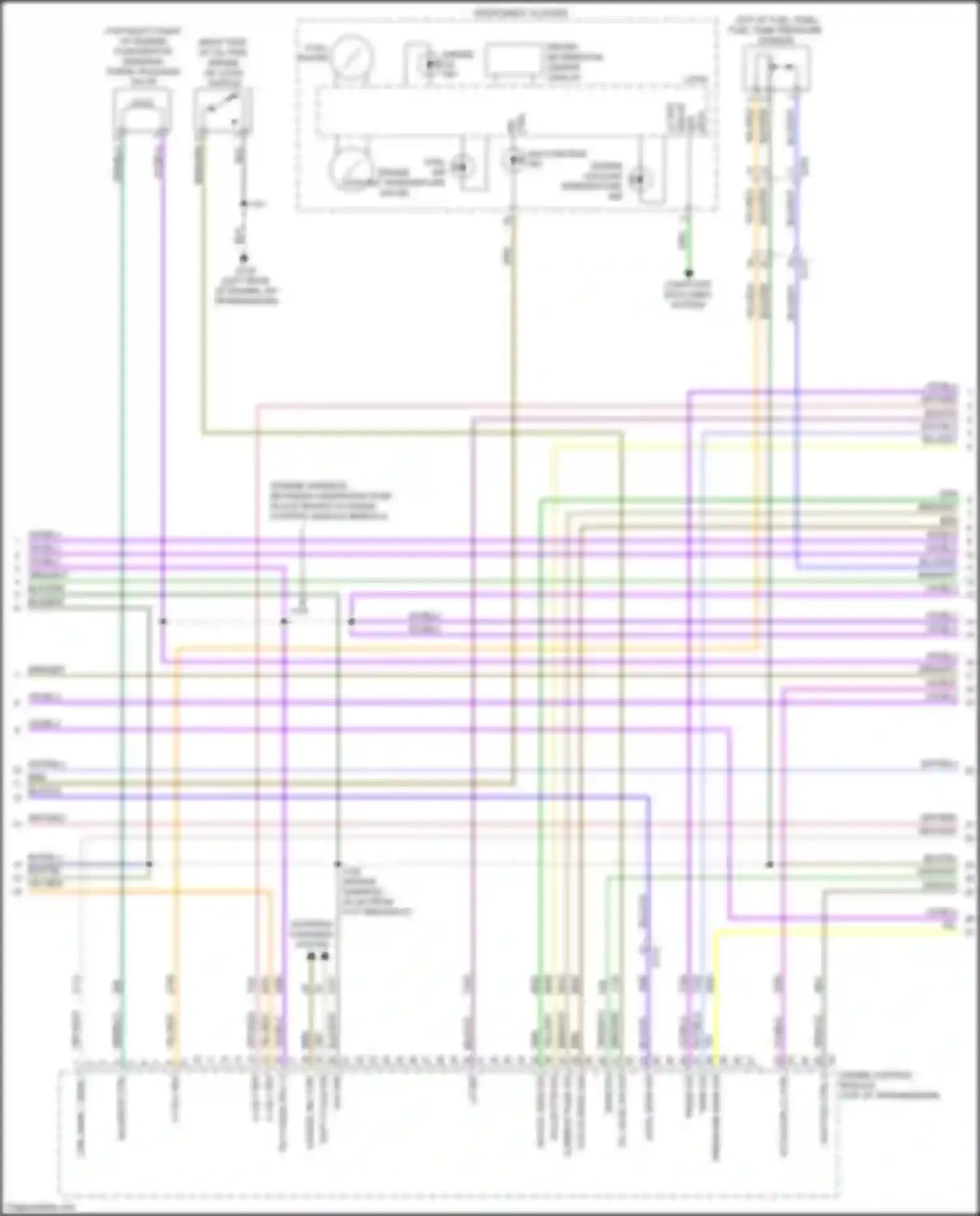Wiring diagram engine coolant temperature gauge for Chevrolet Malibu IX (2015-2018) (6 of 6)
