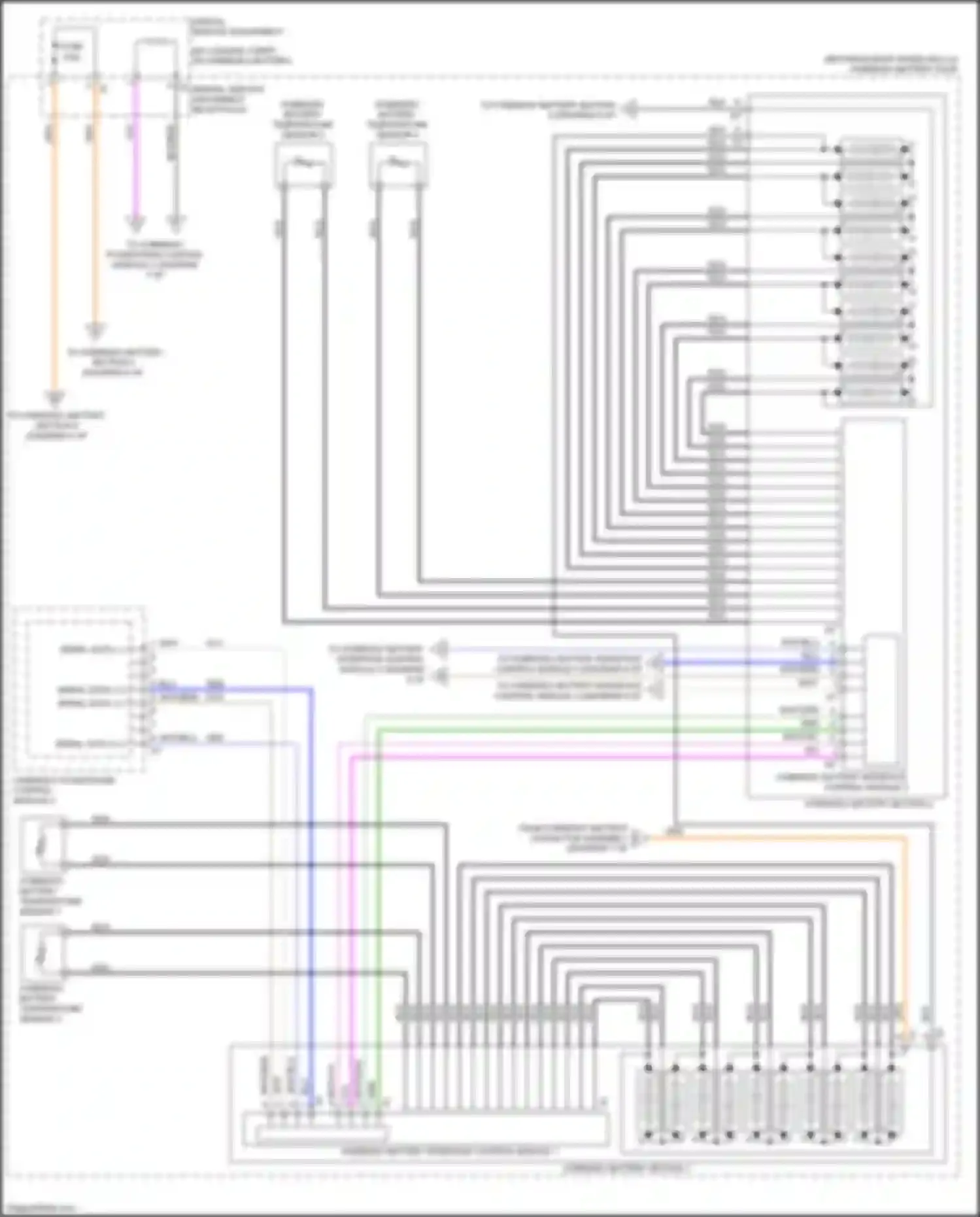 Wiring diagram hybrid/ev battery interface control module 2 for Chevrolet Malibu IX (2015-2018) (1 of 1)