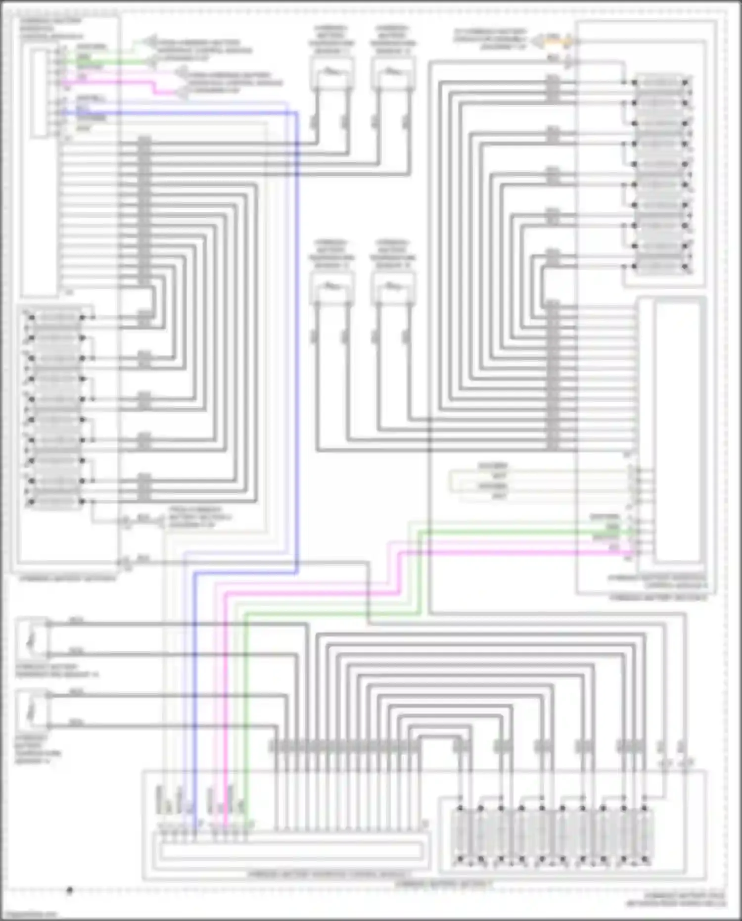 Wiring diagram hybrid/ev battery temperature sensor 13 for Chevrolet Malibu IX (2015-2018) (1 of 1)