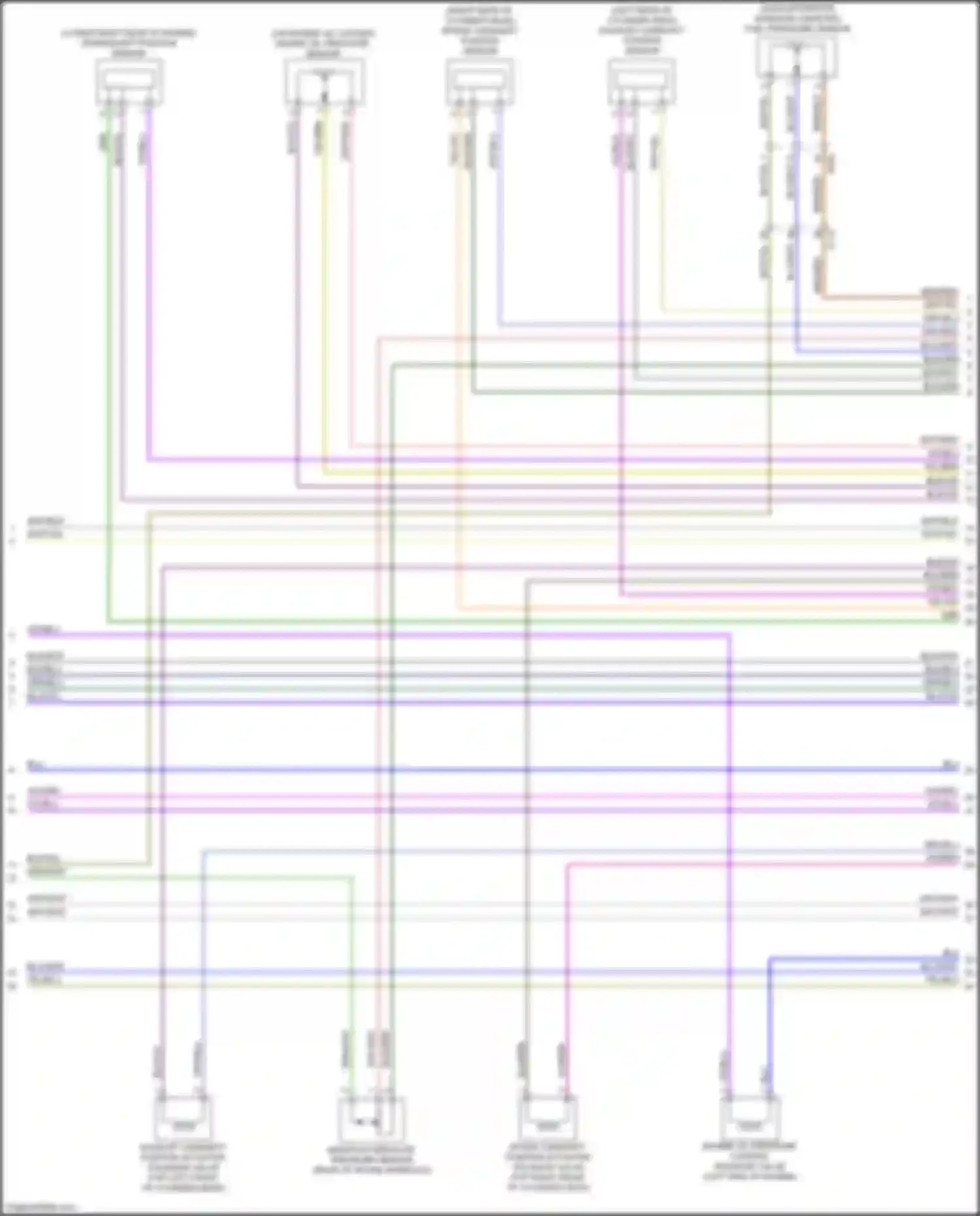 Wiring diagram intake camshaft position sensor for Chevrolet Malibu IX (2015-2018) (2 of 3)