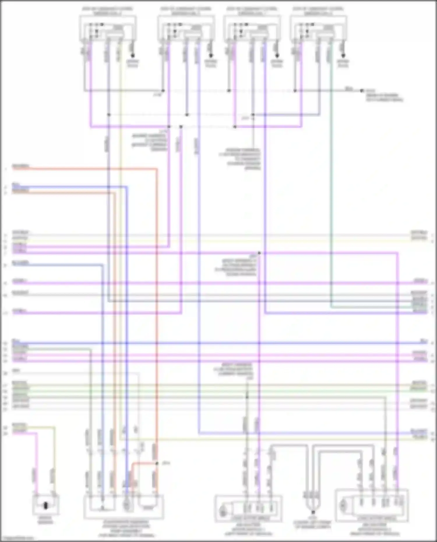 Wiring diagram knock sensor for Chevrolet Malibu IX (2015-2018) (2 of 2)