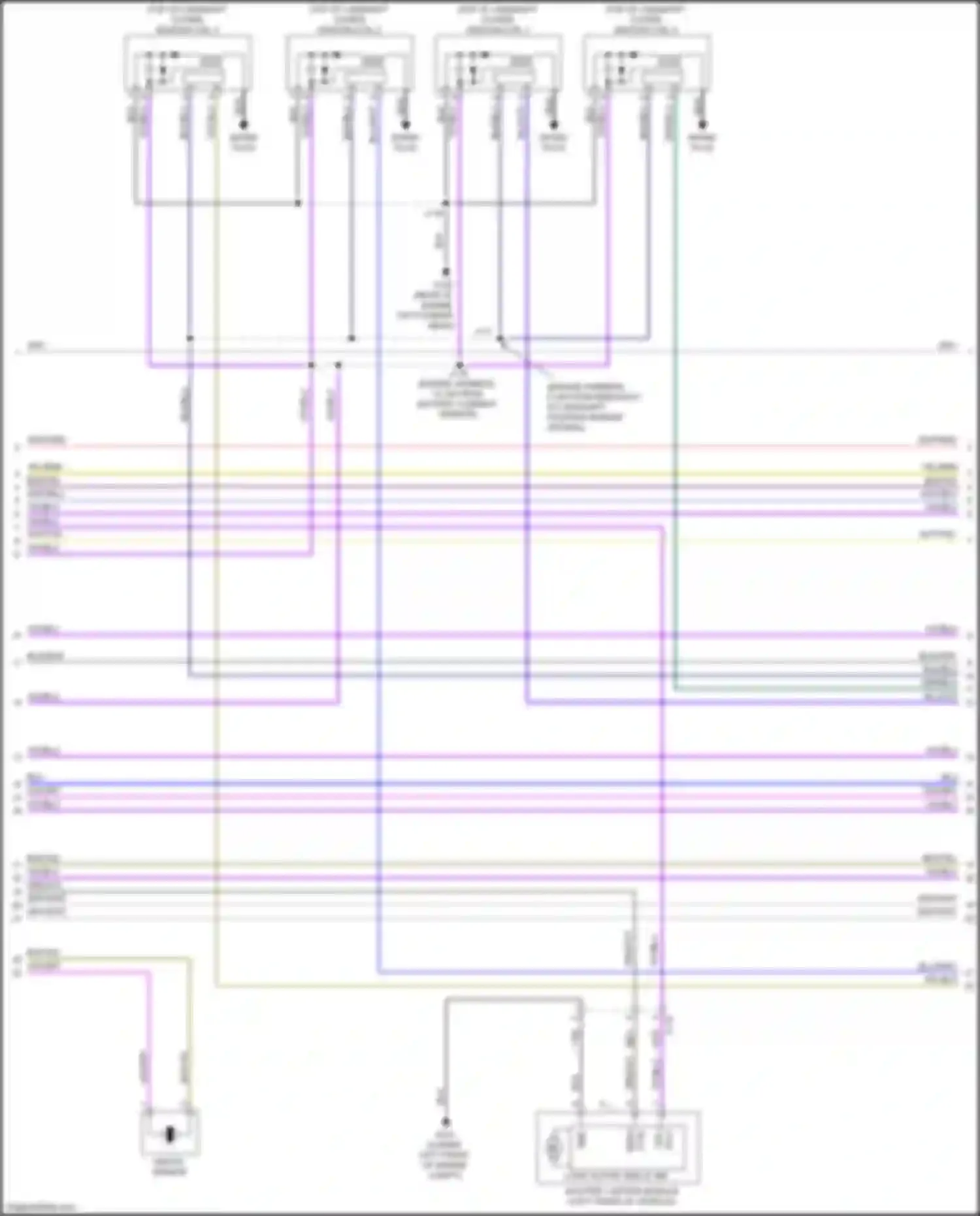 Wiring diagram knock sensor for Chevrolet Malibu IX (2015-2018) (1 of 2)