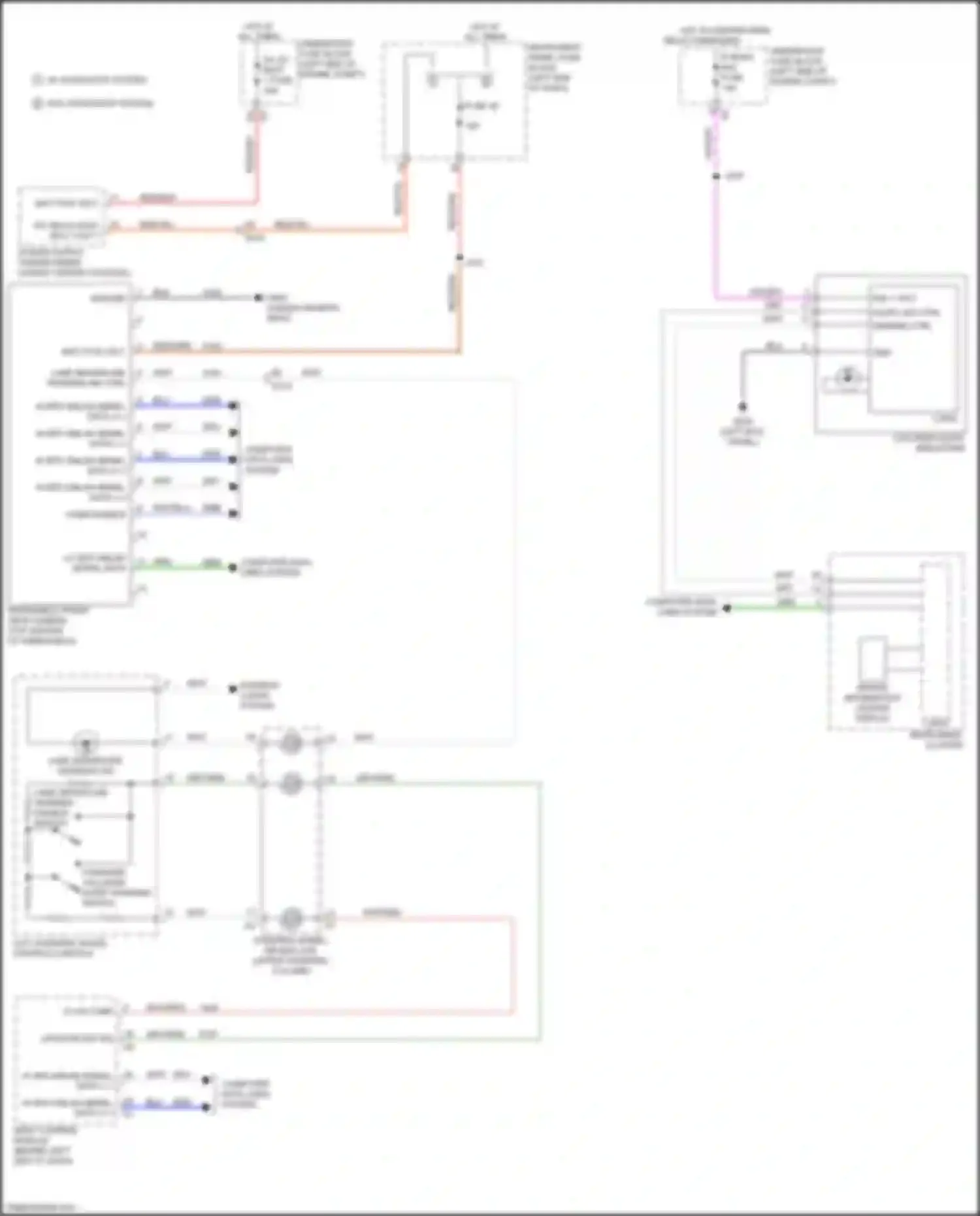 Wiring diagram left steering wheel controls switch for Chevrolet Malibu IX (2015-2018) (6 of 6)