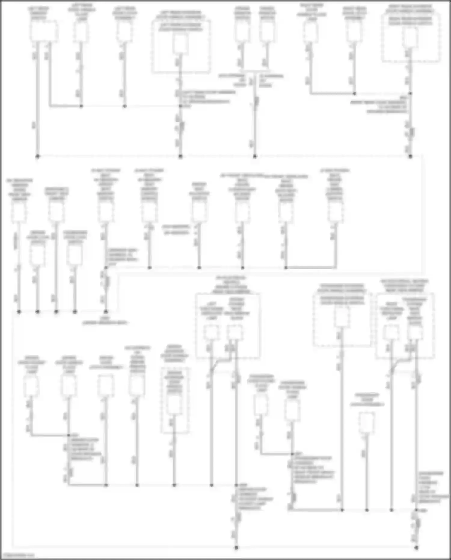 Wiring diagram left turn signal repeater lamp for Chevrolet Malibu IX (2015-2018) (2 of 4)