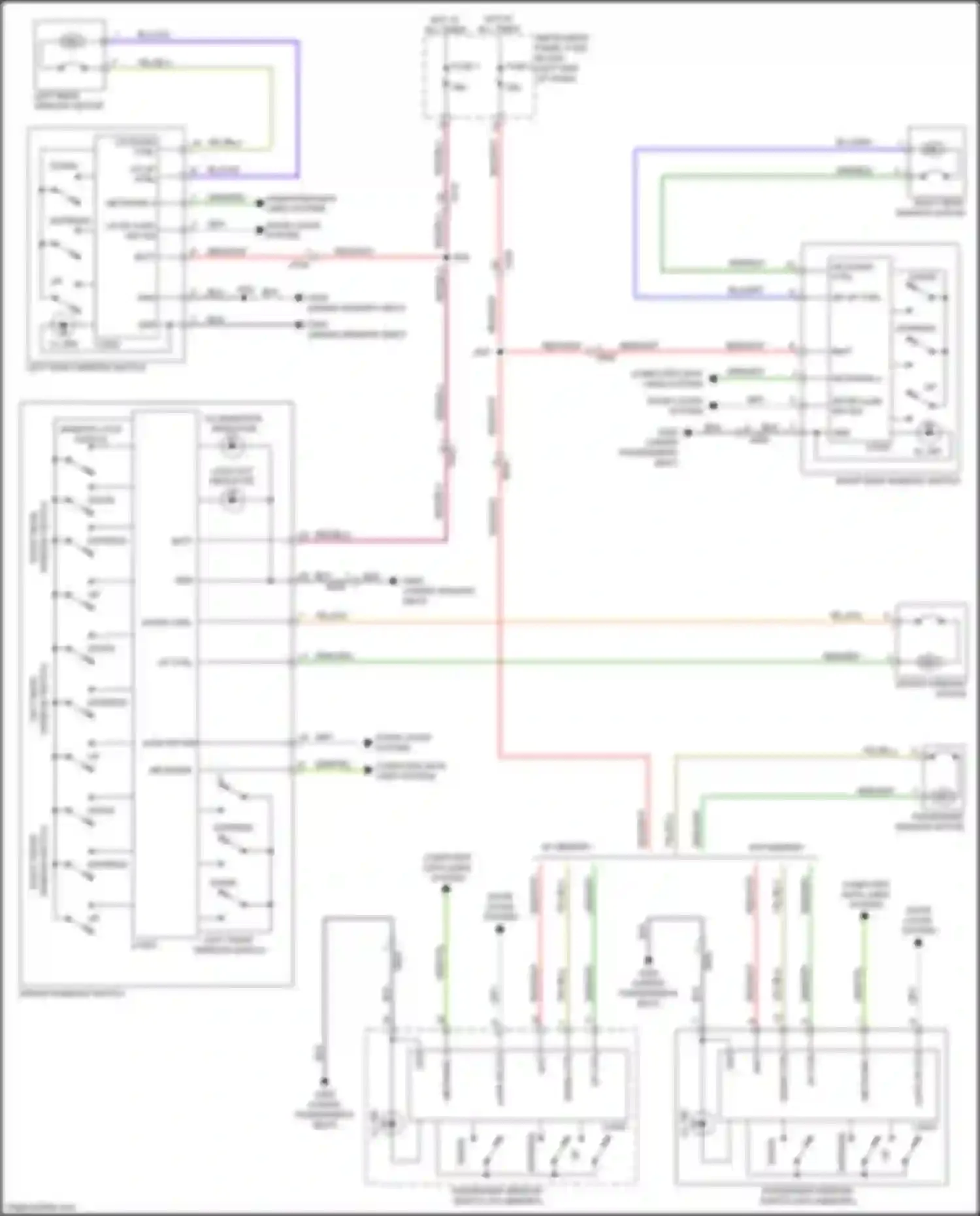 Wiring diagram lock out indicator for Chevrolet Malibu IX (2015-2018) (2 of 2)