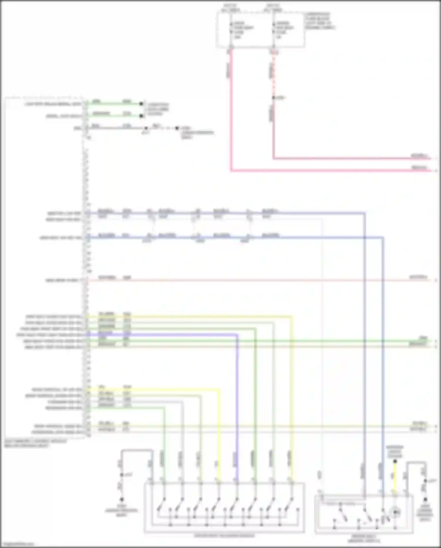 Wiring diagram rear vertical up sw sig for Chevrolet Malibu IX (2015-2018) (1 of 1)