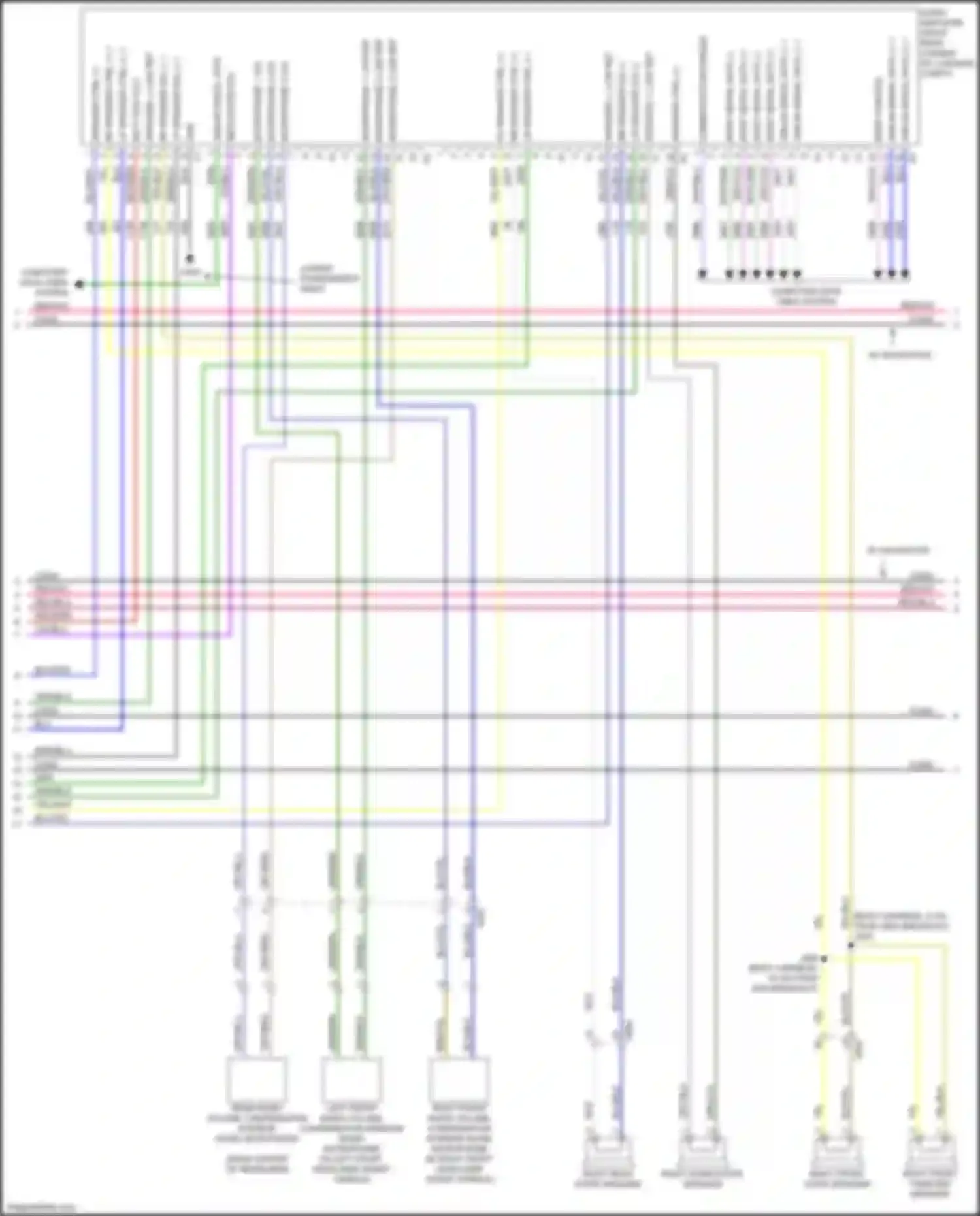 Wiring diagram right front radio volume compensator interior noise microphone for Chevrolet Malibu IX (2015-2018) (1 of 5)