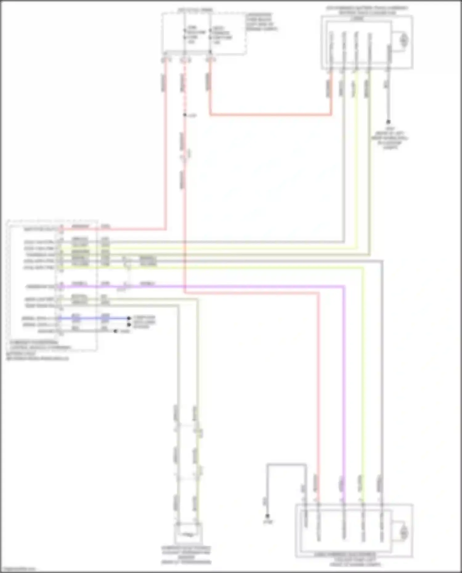 Wiring diagram sens low ref for Chevrolet Malibu IX (2015-2018) (2 of 3)
