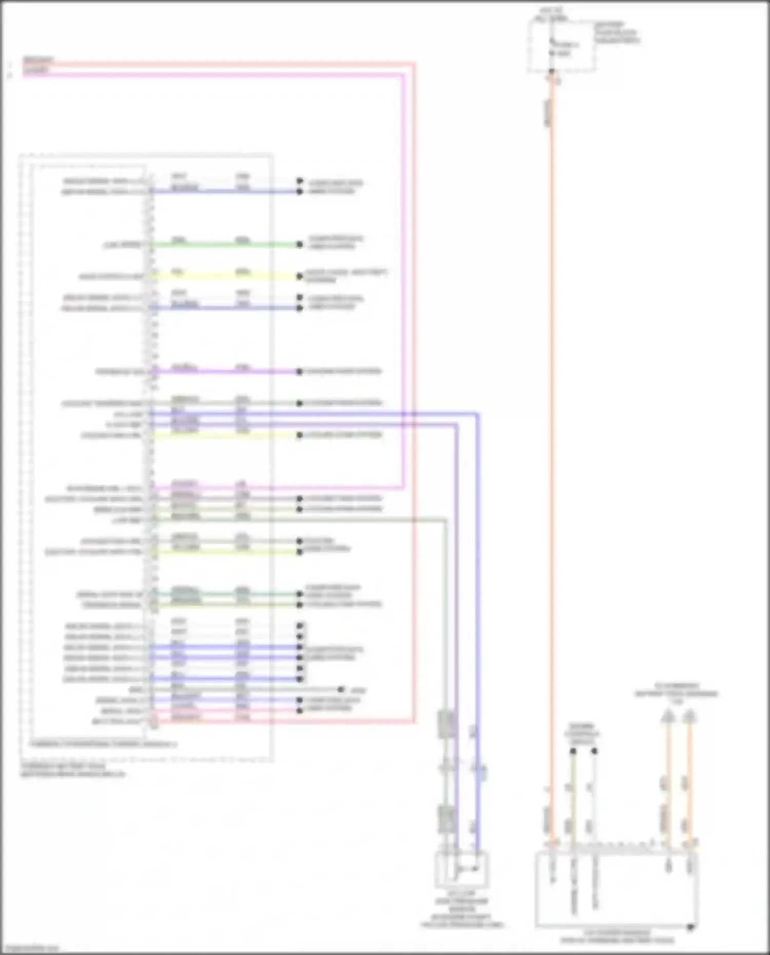 Wiring diagram serial data 2 for Chevrolet Malibu IX (2015-2018) (2 of 3)