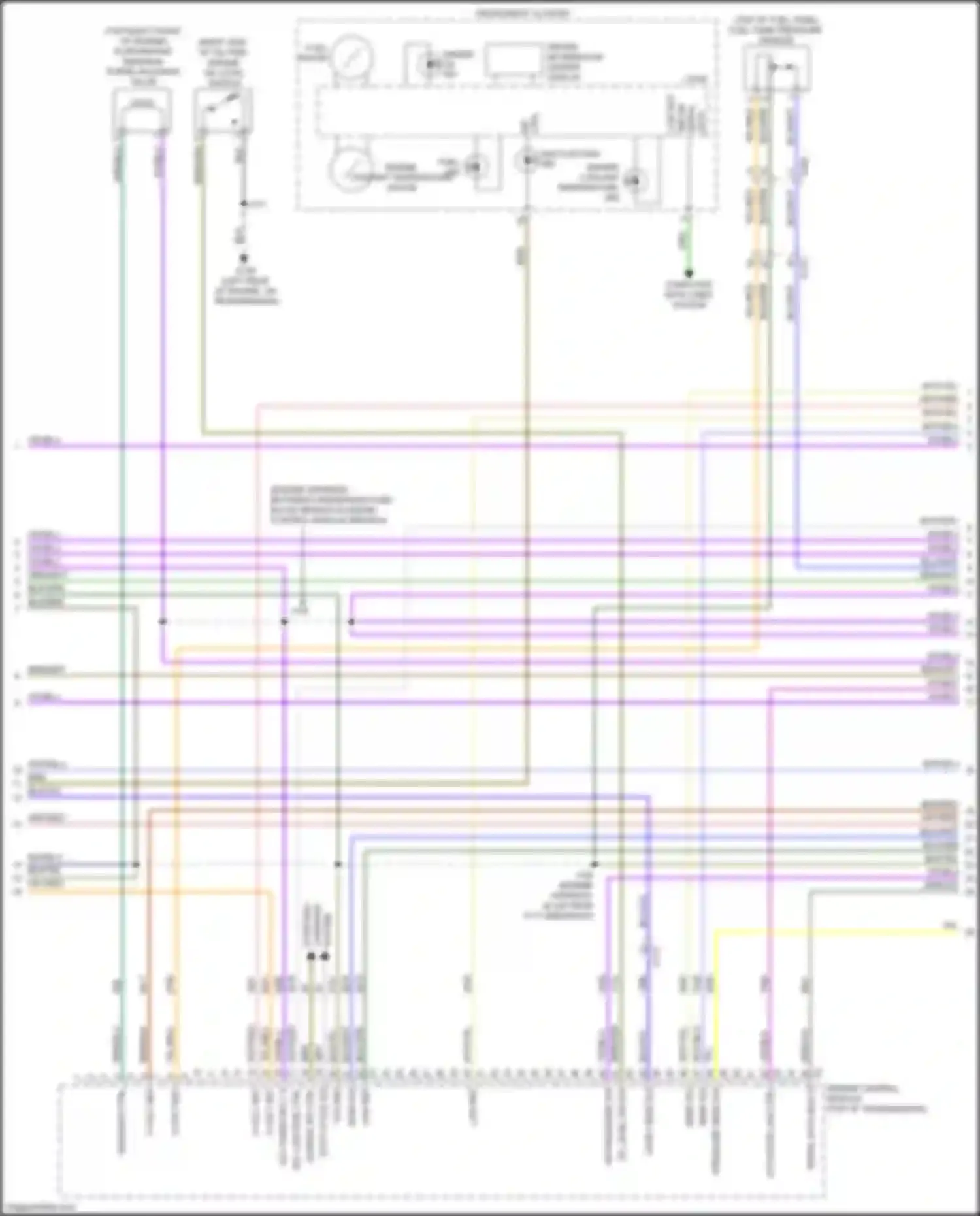 Wiring diagram serial data bus 21 for Chevrolet Malibu IX (2015-2018) (1 of 2)