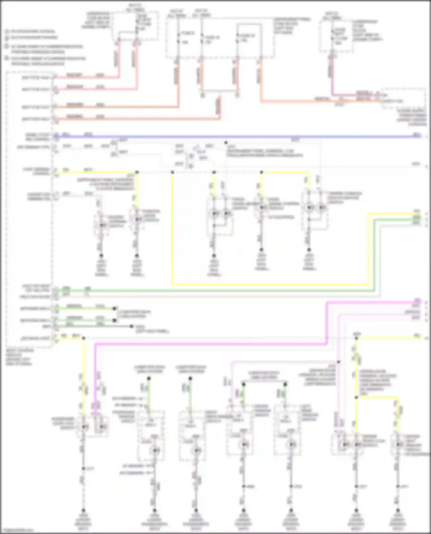 Wiring diagram w/ stop/start system w/o stop/start system for Chevrolet Malibu IX (2015-2018) (3 of 3)