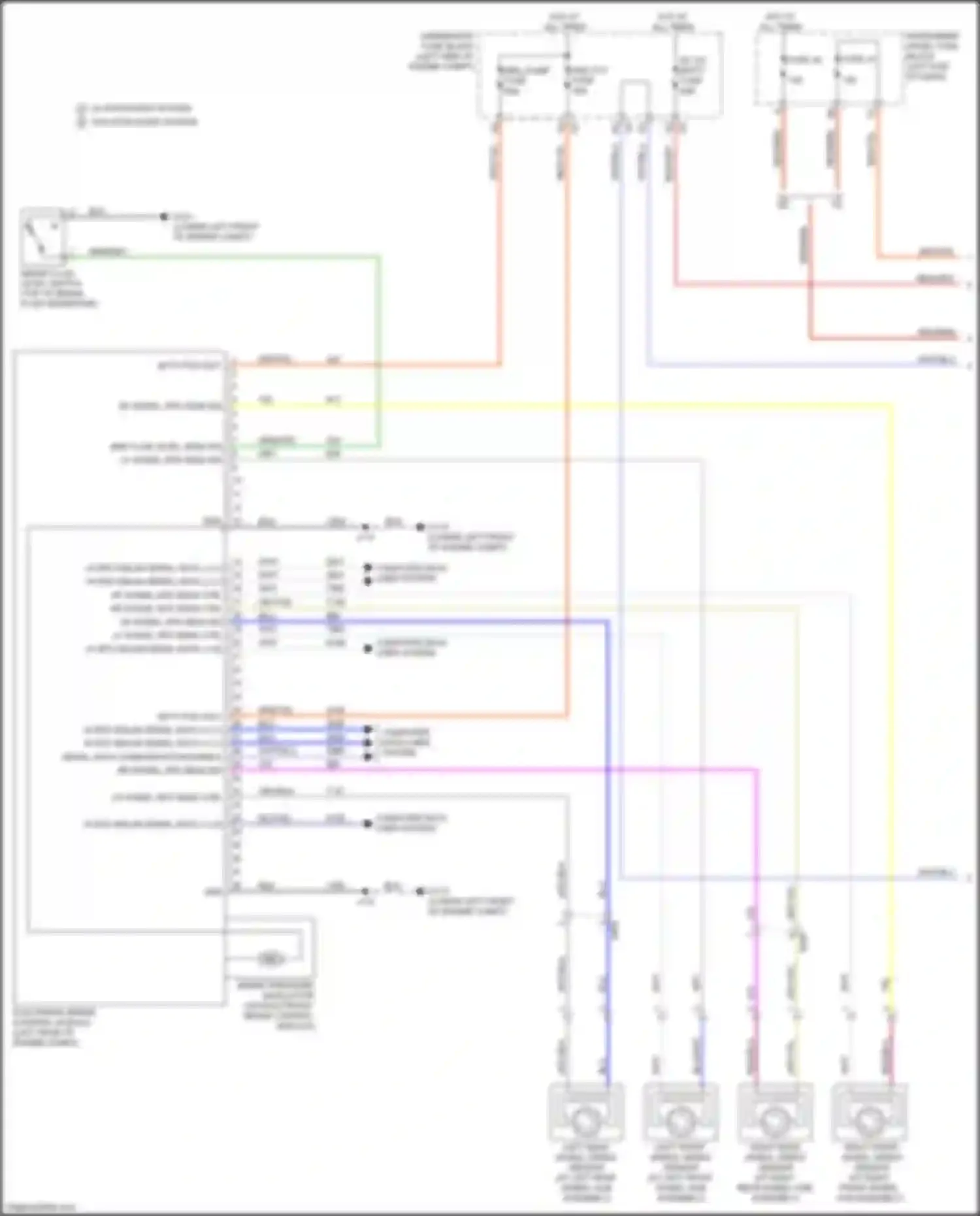 Wiring diagram w/ stop/start system w/o stop/start system for Chevrolet Malibu IX (2015-2018) (1 of 3)