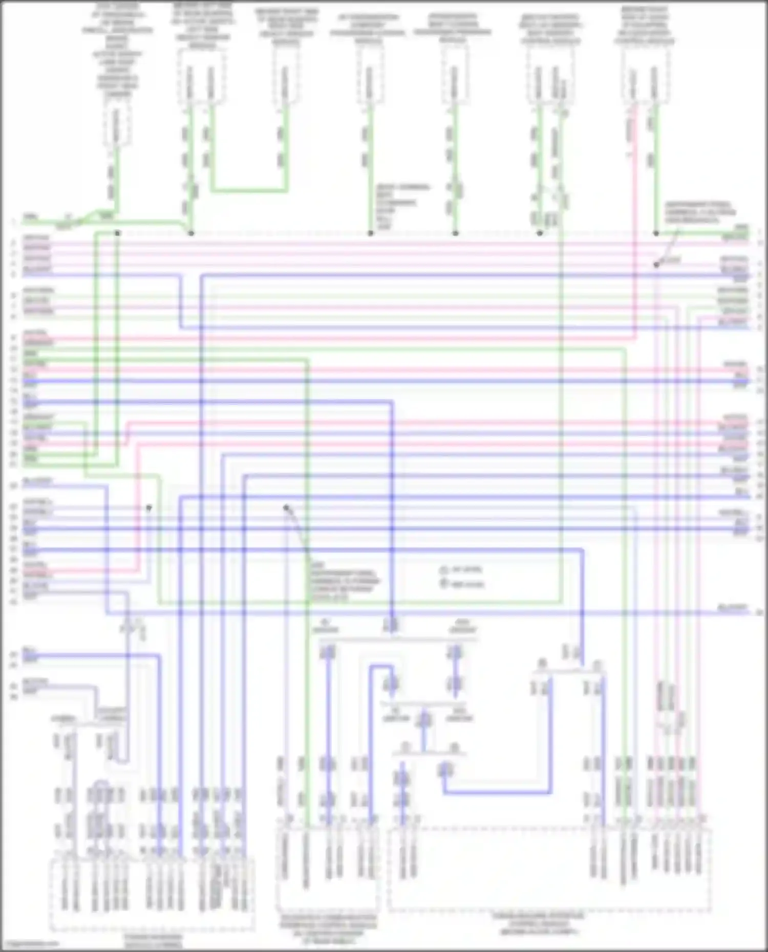 Wiring diagram windshield front view camera for Chevrolet Malibu IX (2015-2018) (3 of 7)