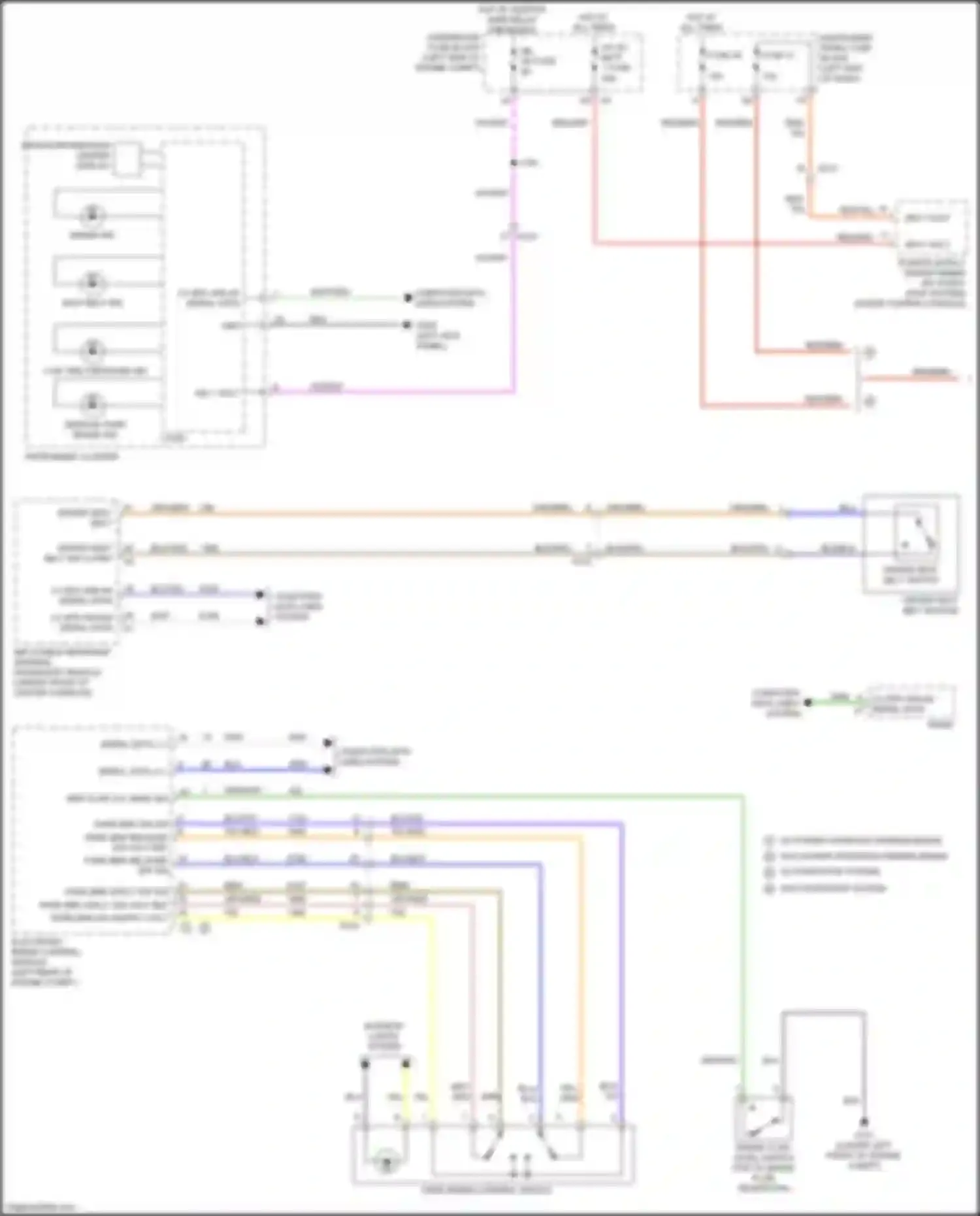Wiring diagram w/o start/stop system for Chevrolet Malibu IX (2015-2018) (10 of 17)