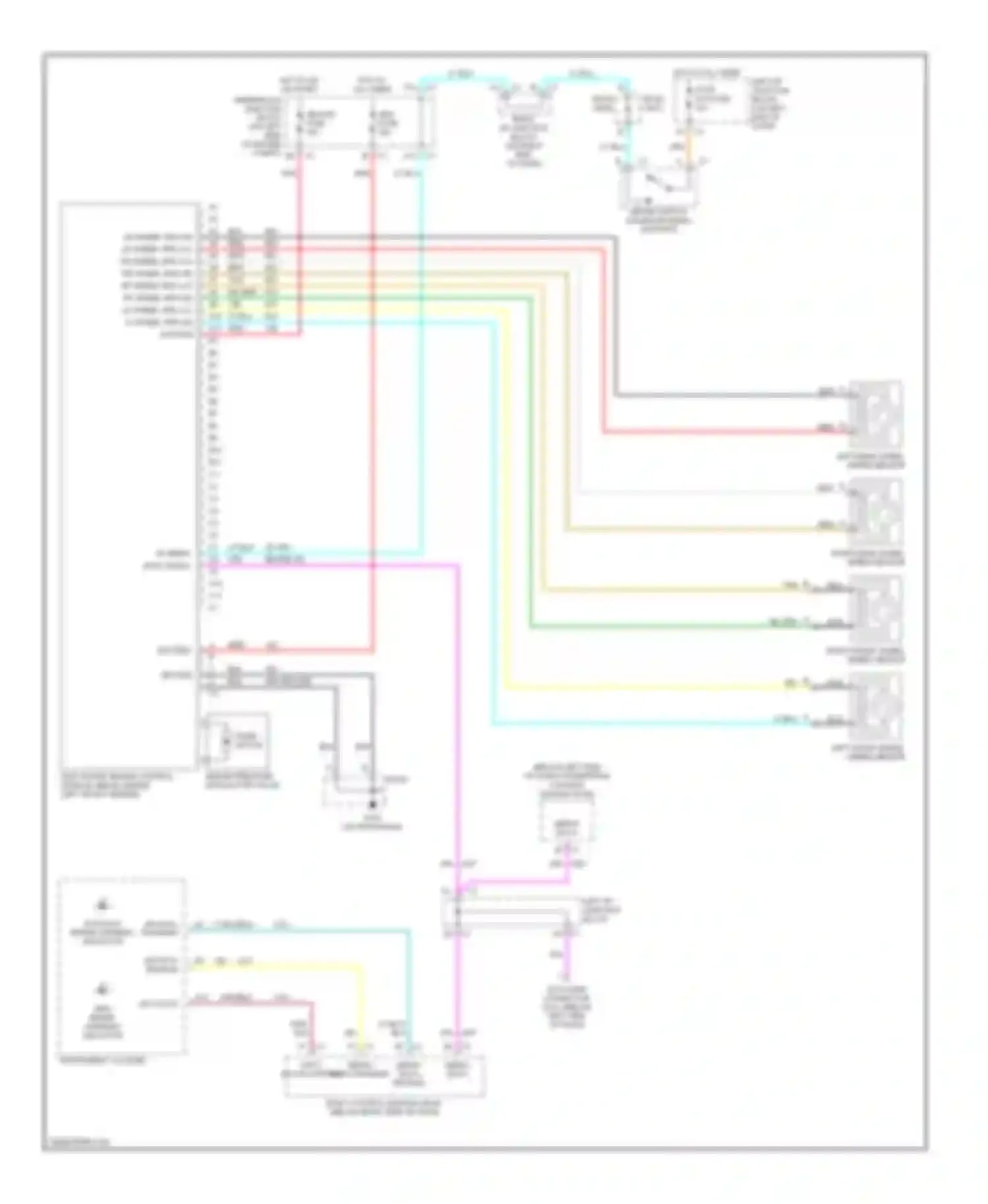 Malibu Chevrolet V facelift (2000-2003): Anti-lock brake circuits