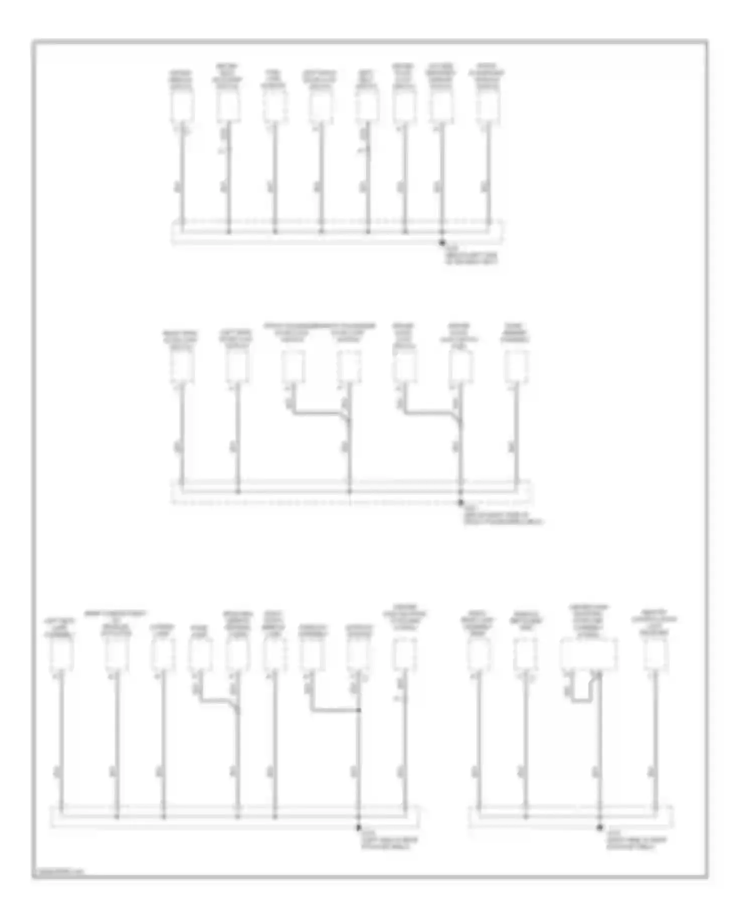 Malibu Chevrolet V facelift (2000-2003): Ground distribution circuit (2 of 2)