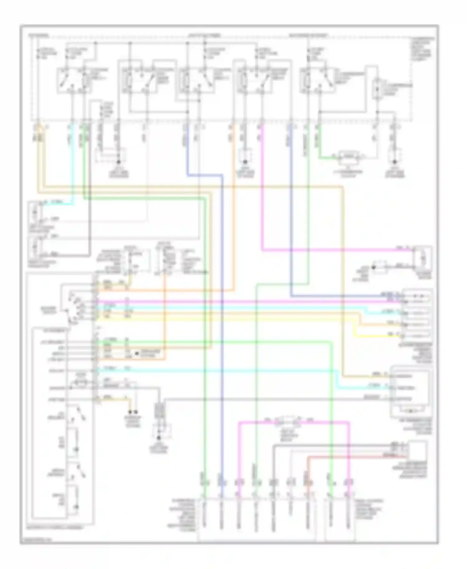 Wiring diagram left i/p junction block for Chevrolet Malibu V facelift (2000-2003) (5 of 10)