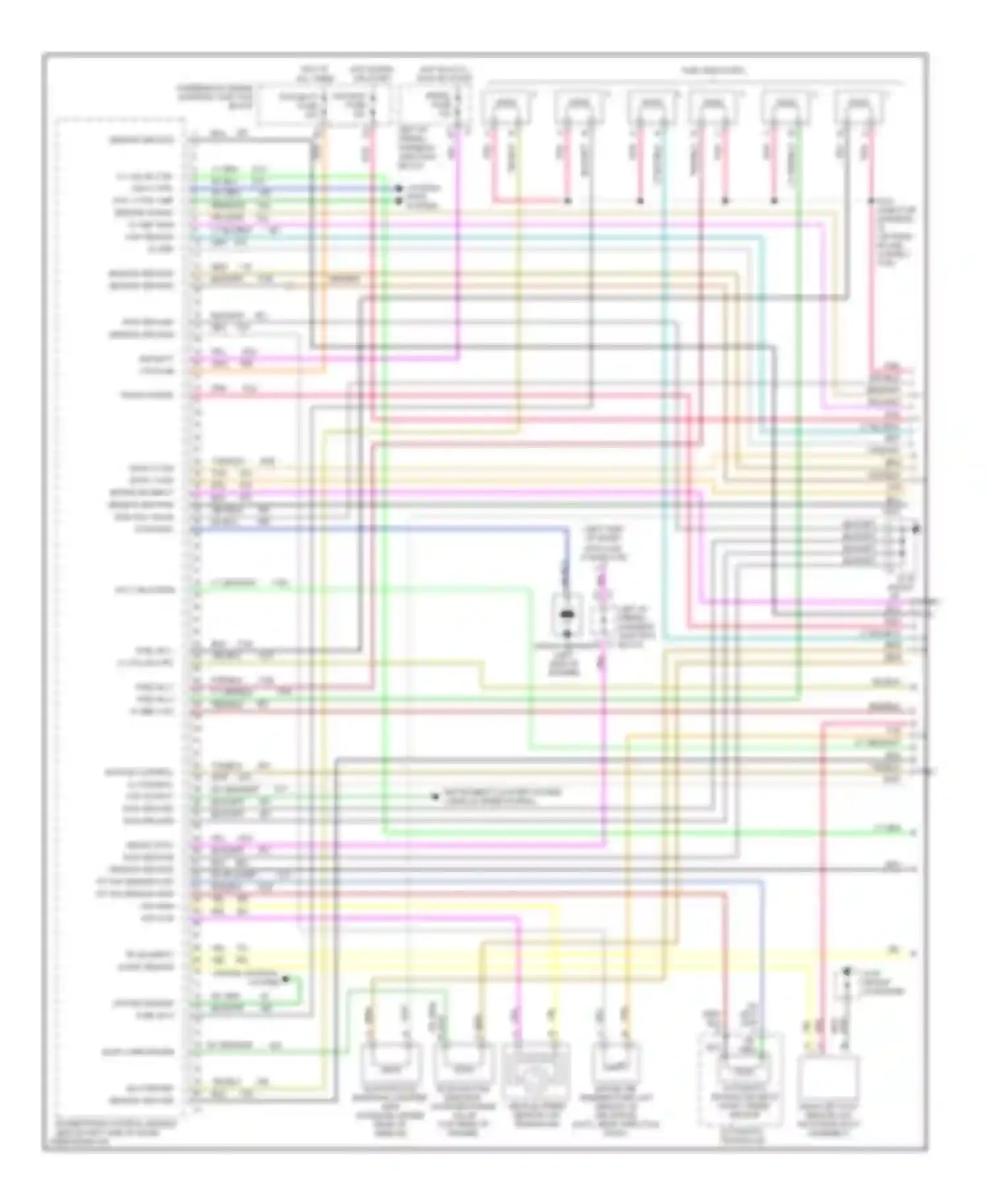 Malibu Chevrolet V (1996-2000): Wiring diagram engine performance 3.1l (vin m)s (1 of 3)