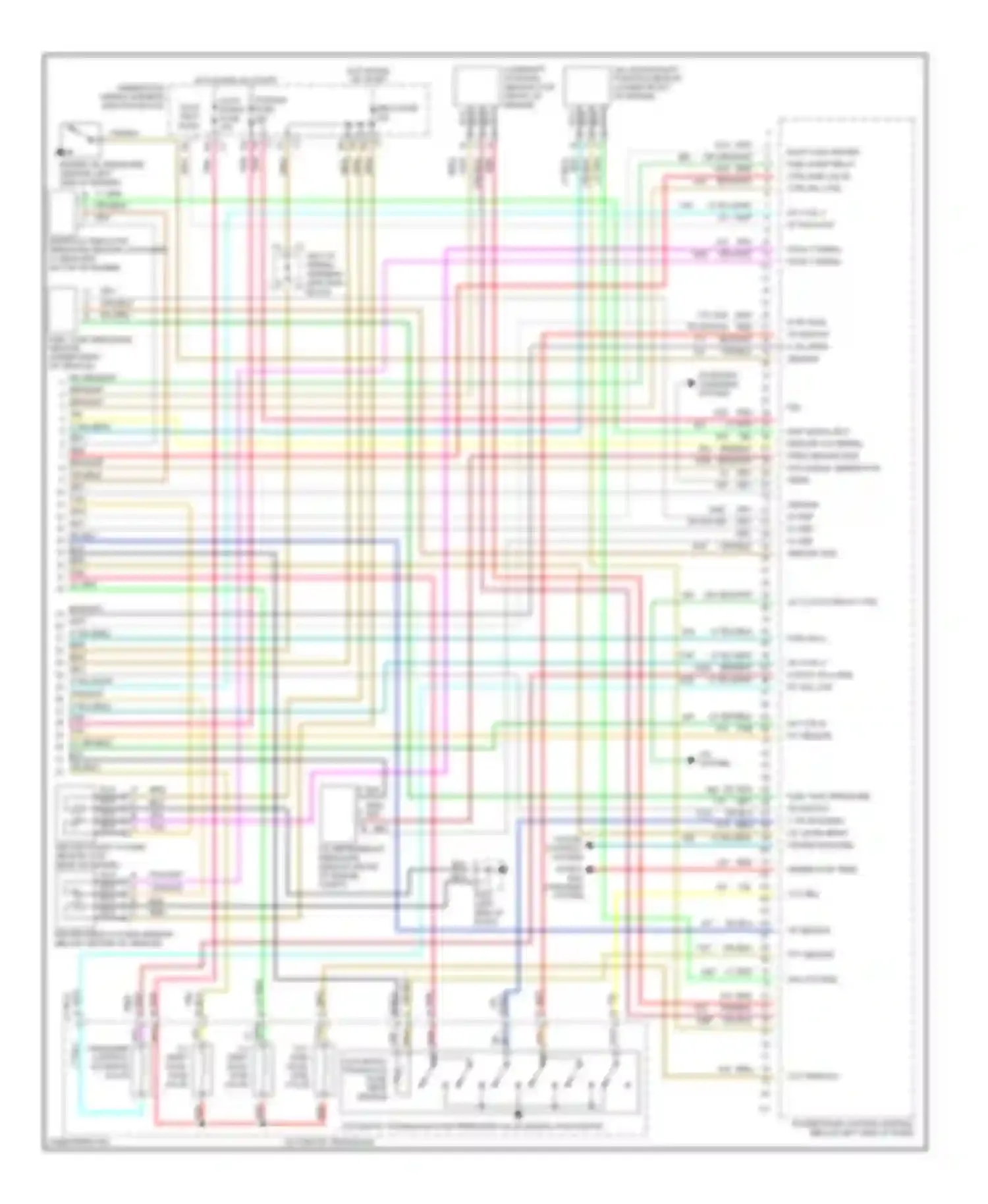 Malibu Chevrolet V (1996-2000): Wiring diagram engine performance 3.1l (vin m)s (3 of 3)