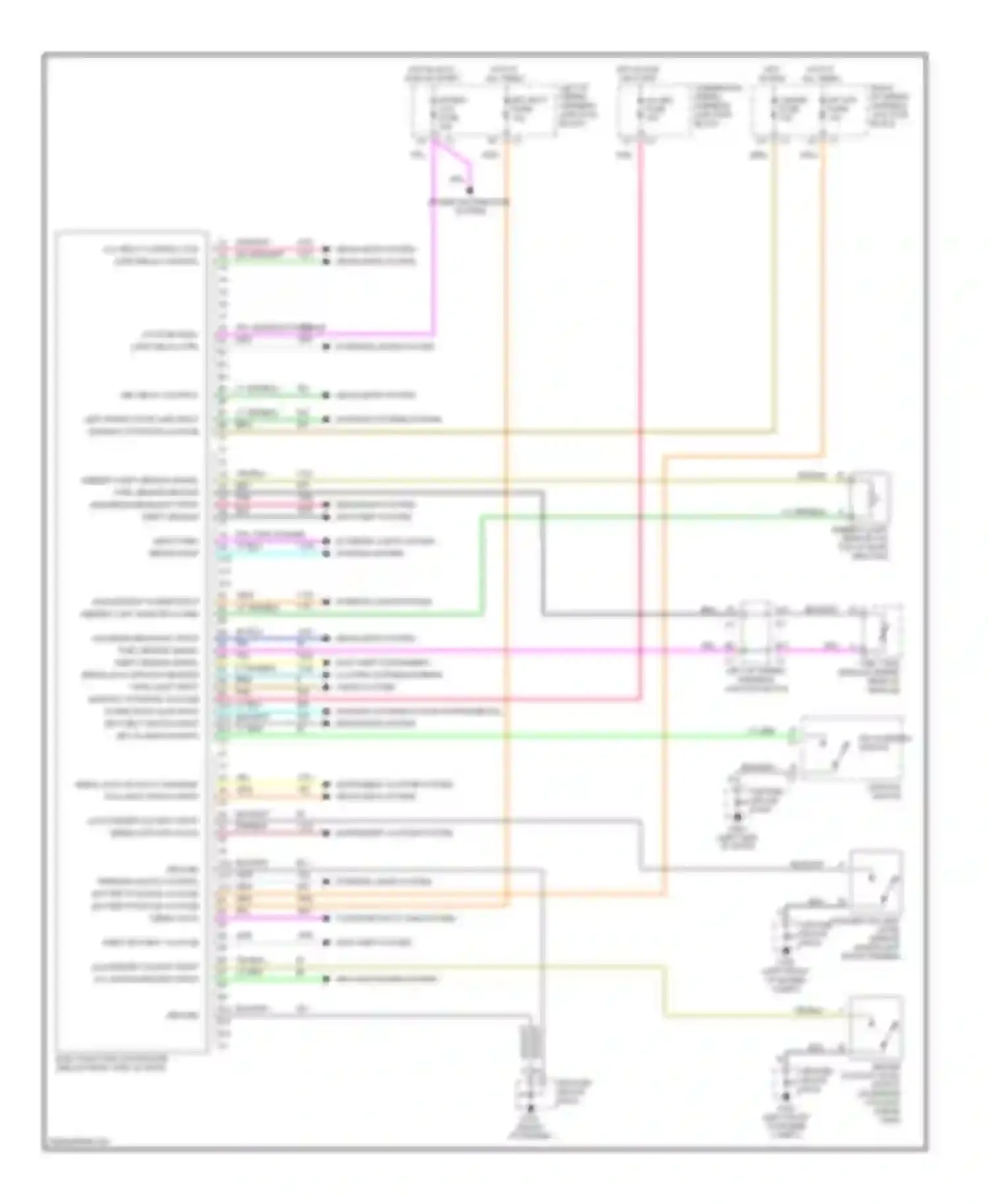 Wiring diagram alc relay control fog light relay control for Chevrolet Malibu V (1996-2000) (1 of 1)