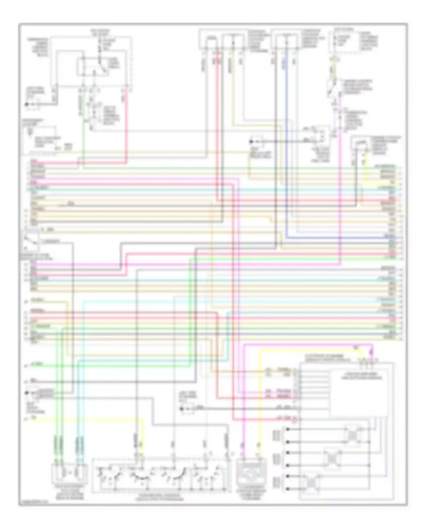 Wiring diagram ignition amplifier and switching module for Chevrolet Malibu V (1996-2000) (1 of 1)