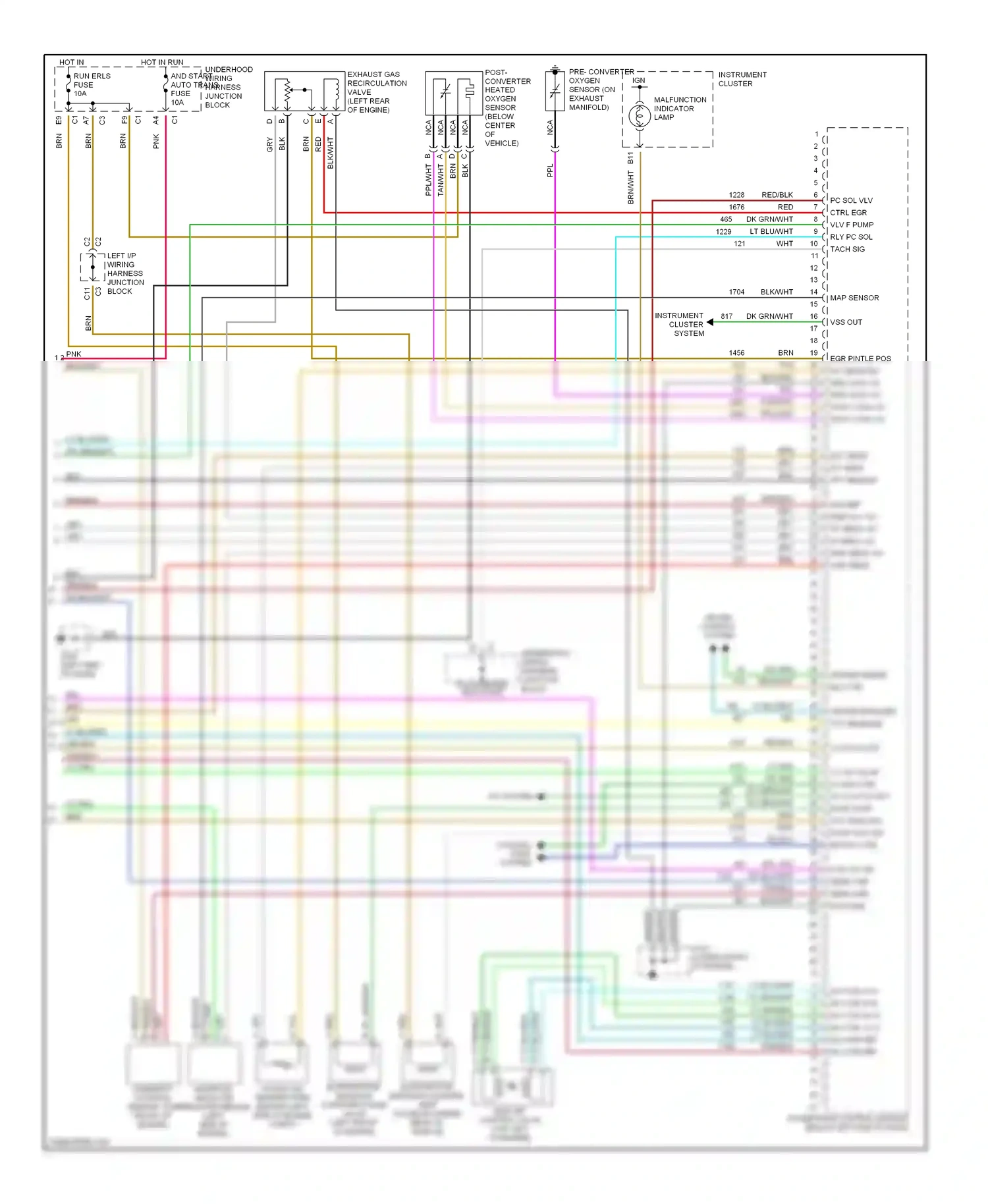 Wiring diagram nca for Chevrolet Malibu V (1996-2000) (9 of 15)