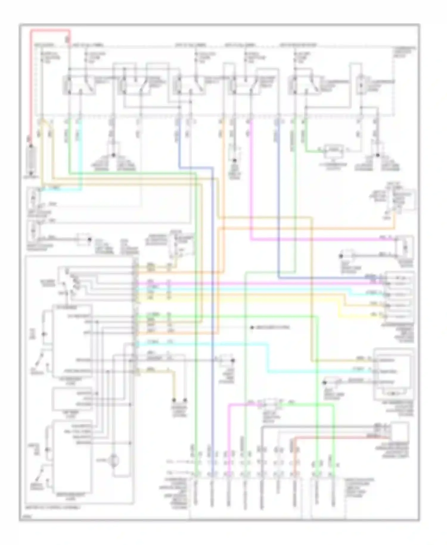 Wiring diagram sensor ground for Chevrolet Malibu V (1996-2000) (1 of 2)