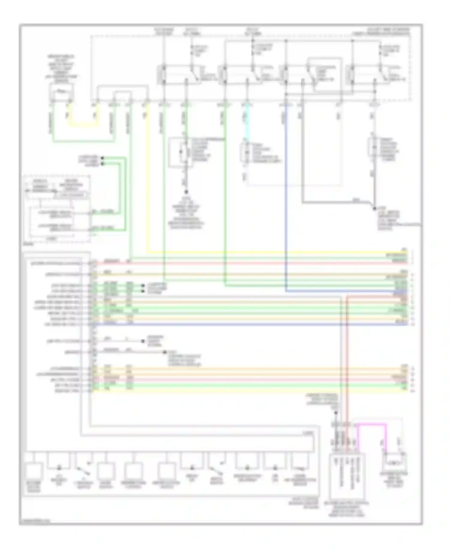Malibu Chevrolet VI facelift (2006-2008): Automatic a/c circuit (1 of 2)