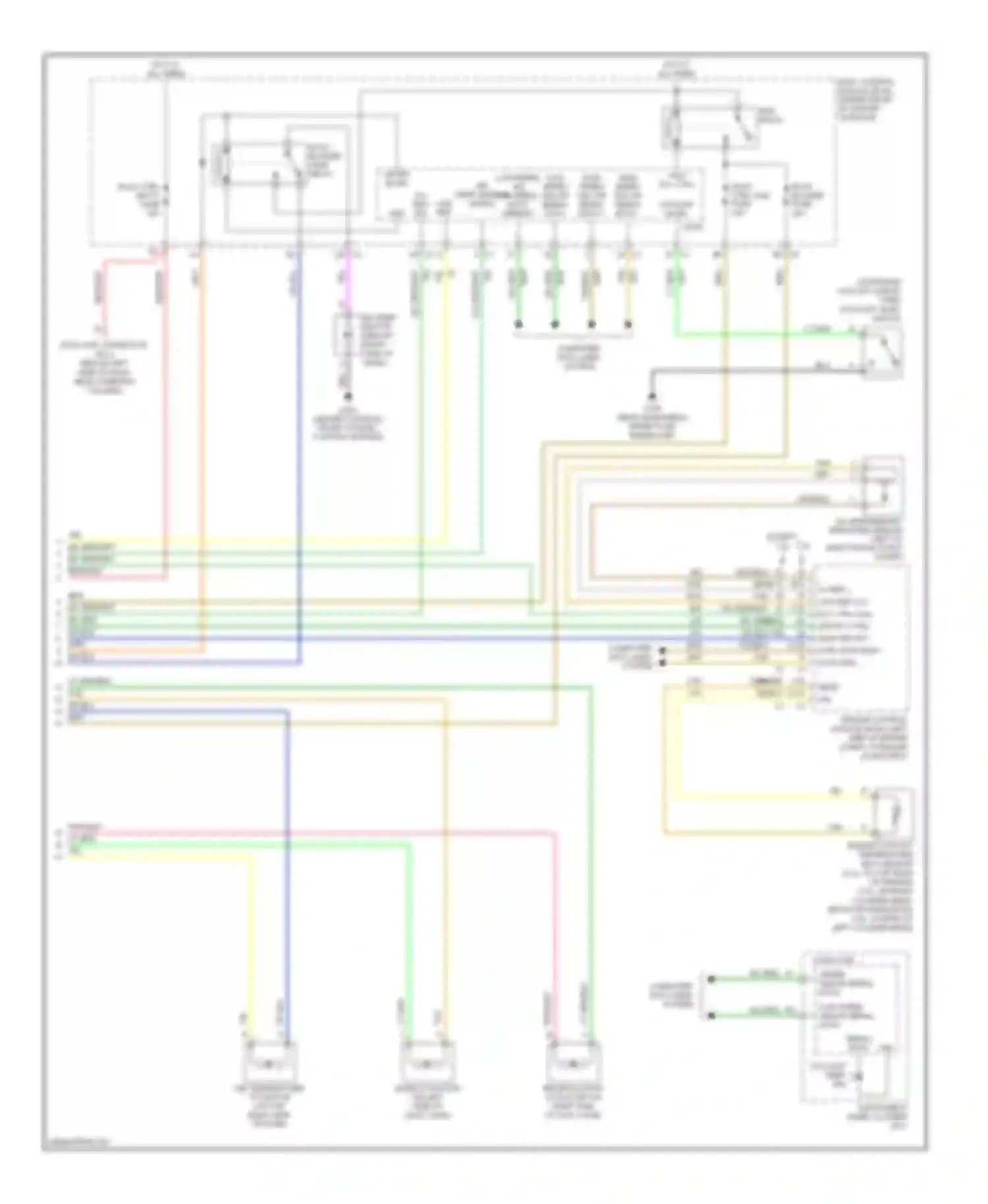 Malibu Chevrolet VI facelift (2006-2008): Manual a/c circuit (2 of 2)