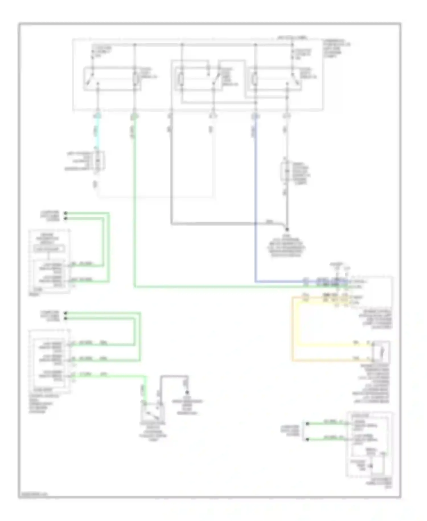 Malibu Chevrolet VI facelift (2006-2008): Cooling fan circuit