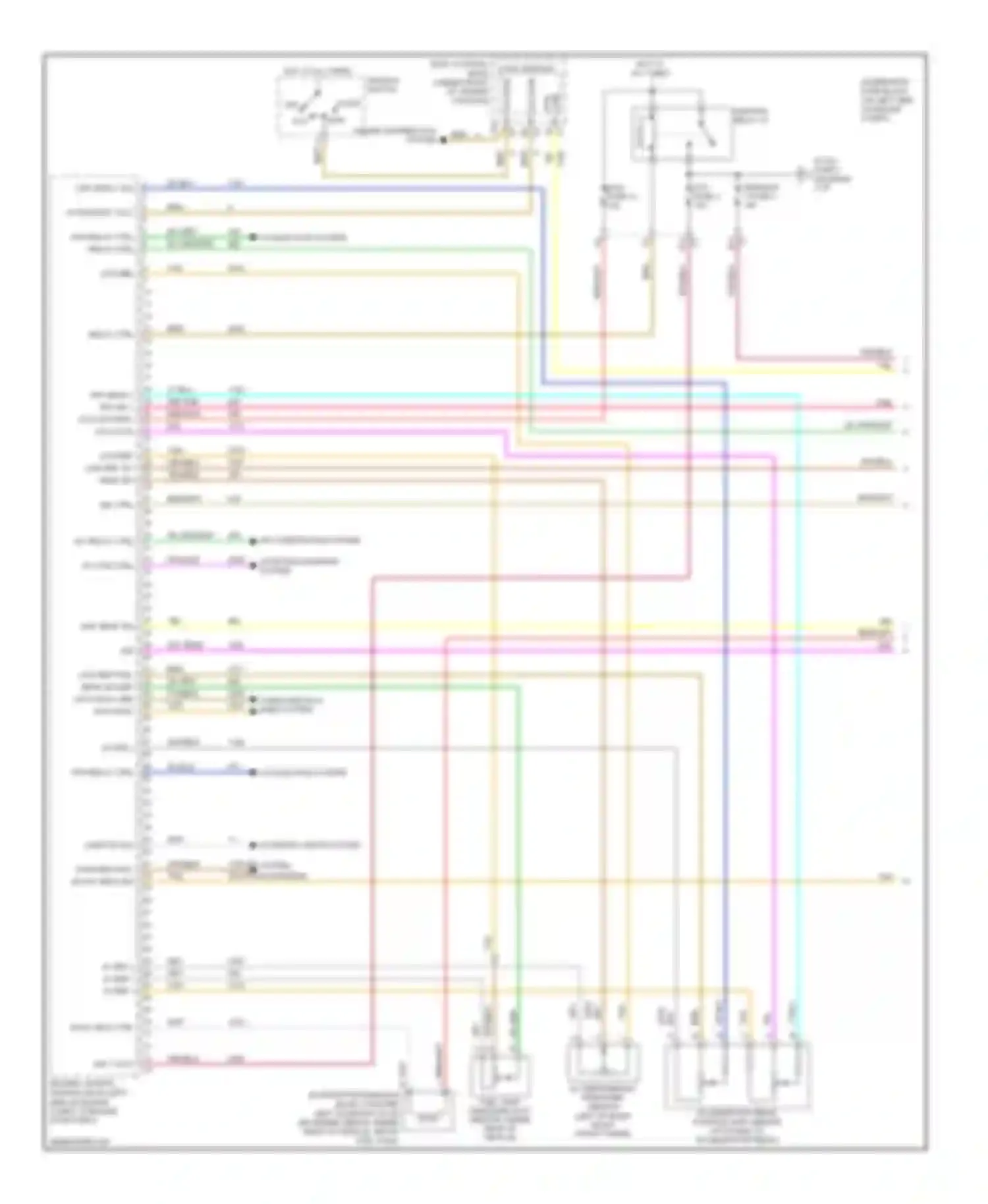 Malibu Chevrolet VI facelift (2006-2008): Wiring diagram engine performance 2.2l vin f (1 of 4)