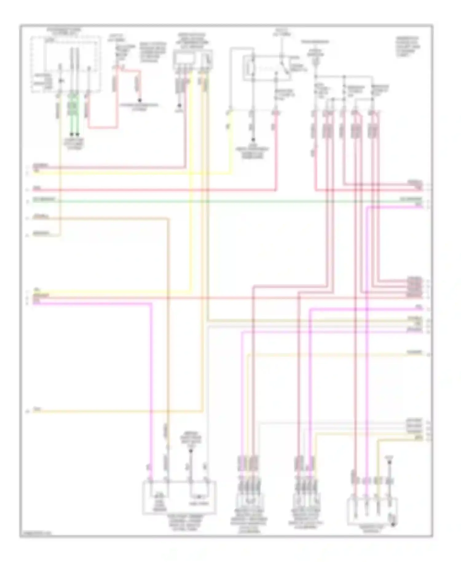 Malibu Chevrolet VI facelift (2006-2008): Wiring diagram engine performance 2.2l vin f (2 of 4)