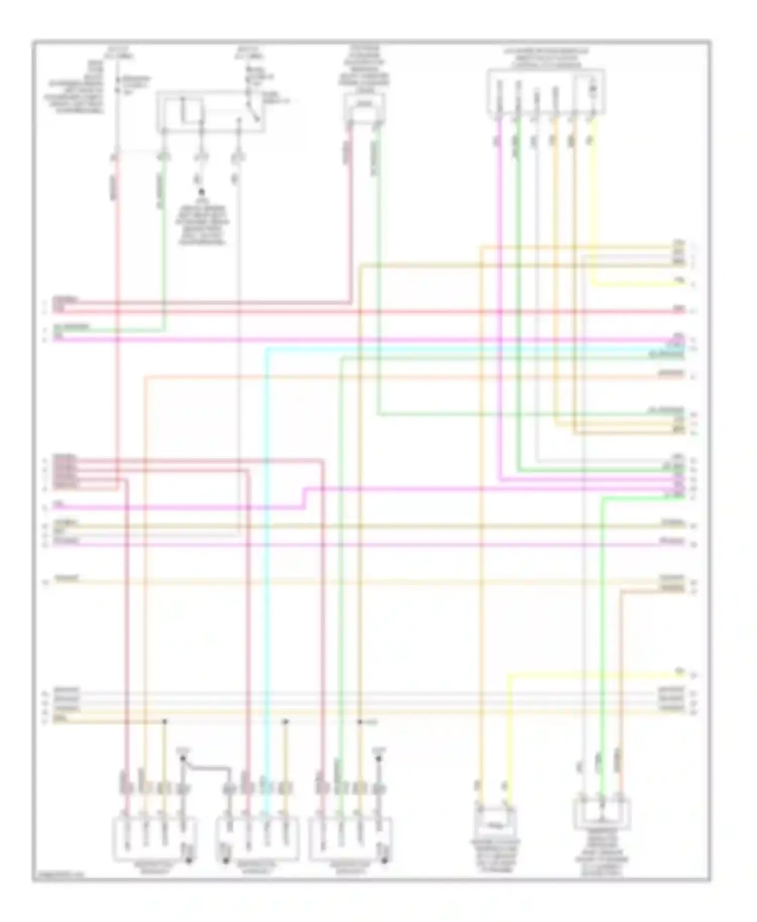 Malibu Chevrolet VI facelift (2006-2008): Wiring diagram engine performance 2.2l vin f (3 of 4)