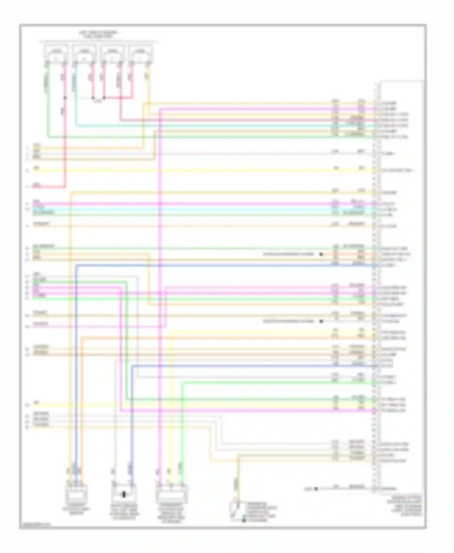 Malibu Chevrolet VI facelift (2006-2008): Wiring diagram engine performance 2.2l vin f (4 of 4)